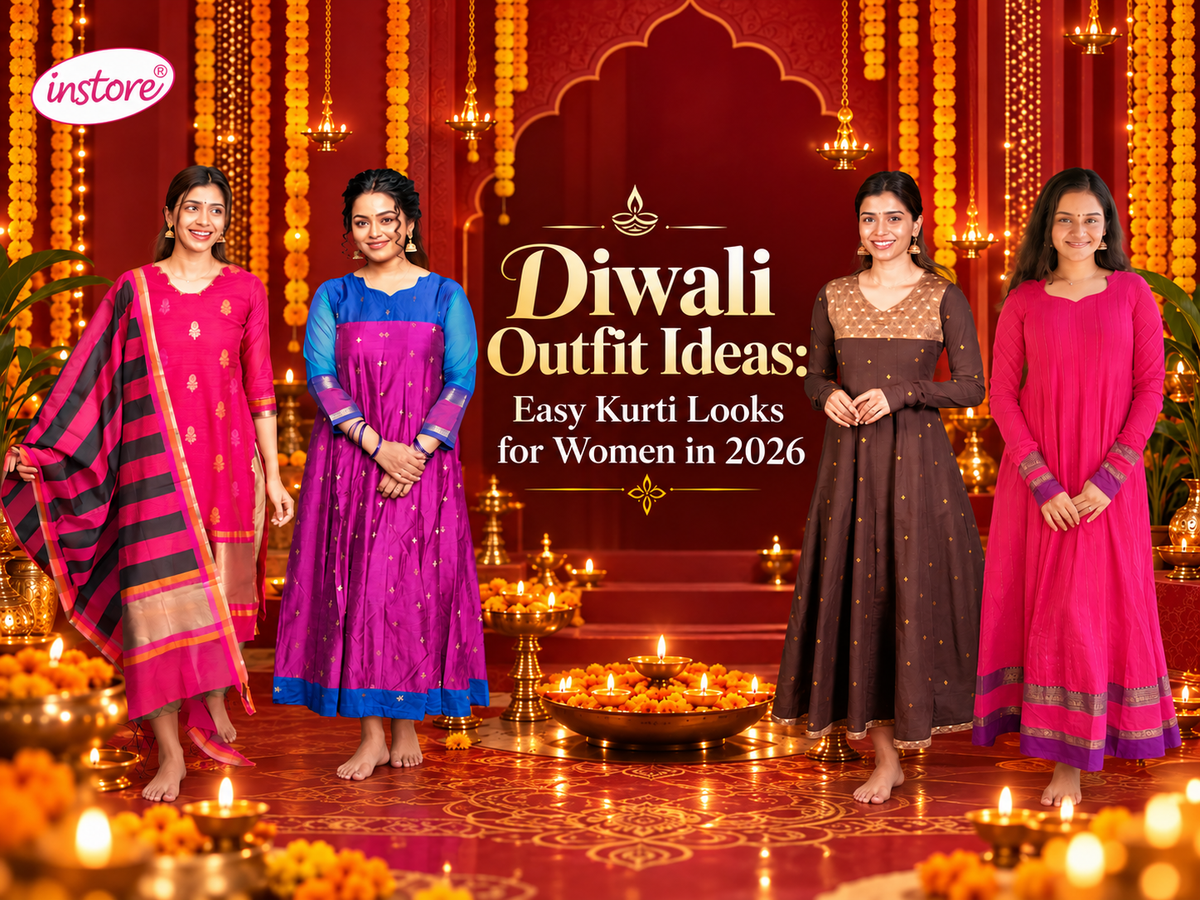 Instore - Diwali Outfit Ideas: Easy Kurti Looks for Women in 2026