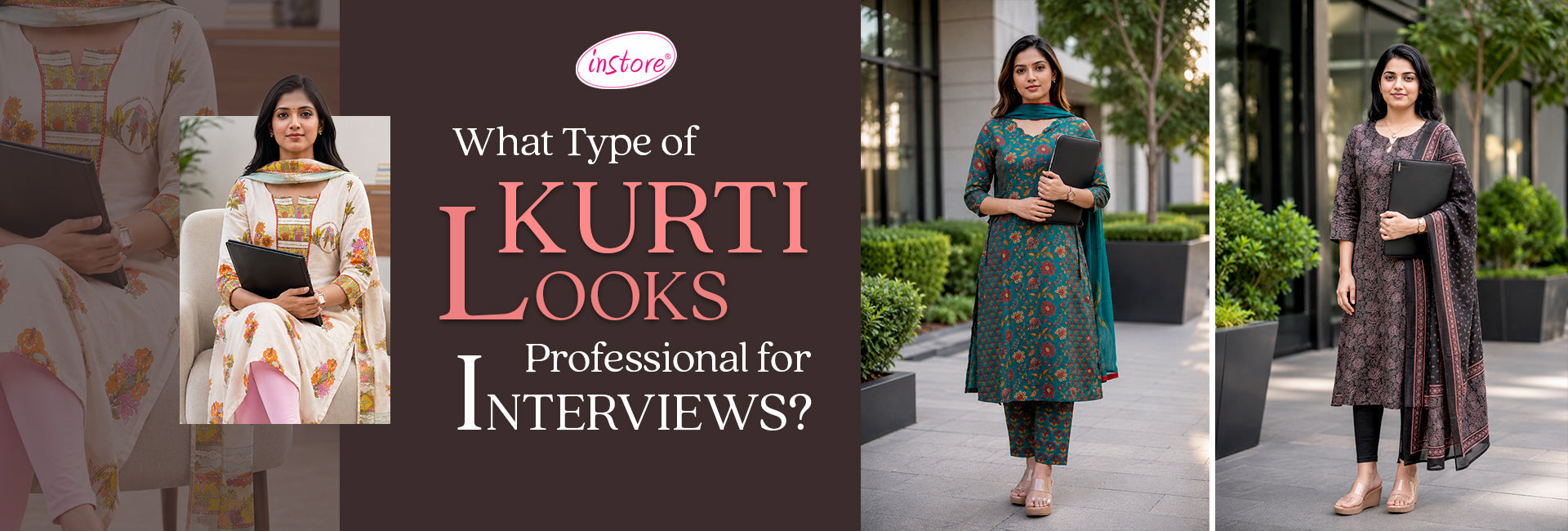 Instore - What Type of Kurti Looks Professional for Interviews