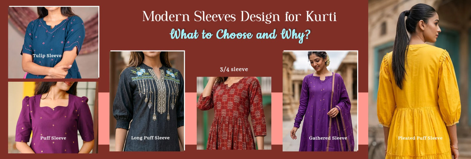Instore - Modern Sleeves Design for Kurti: What to Choose and Why?