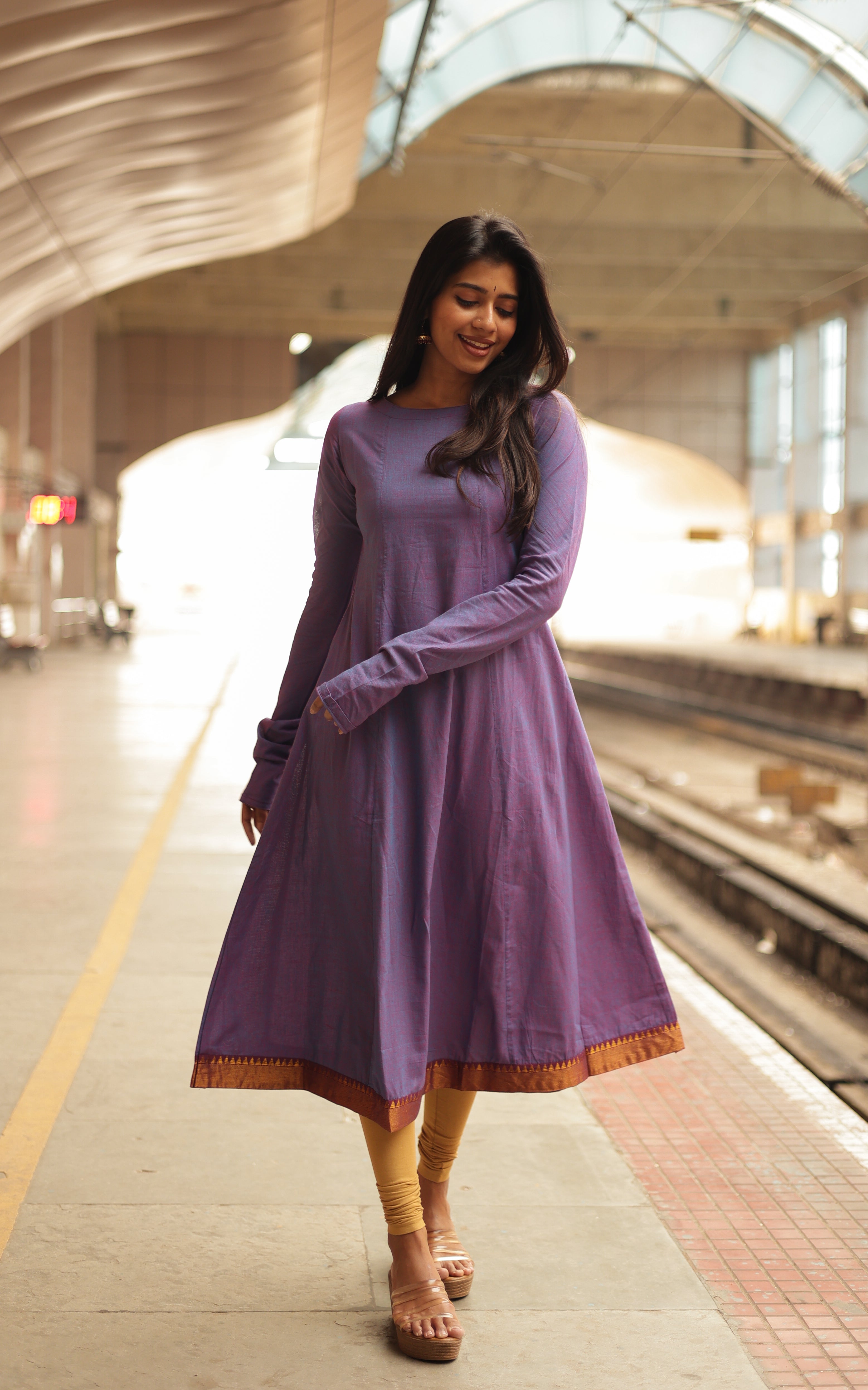 The simple design is perfect for casual outings or semi-formal events