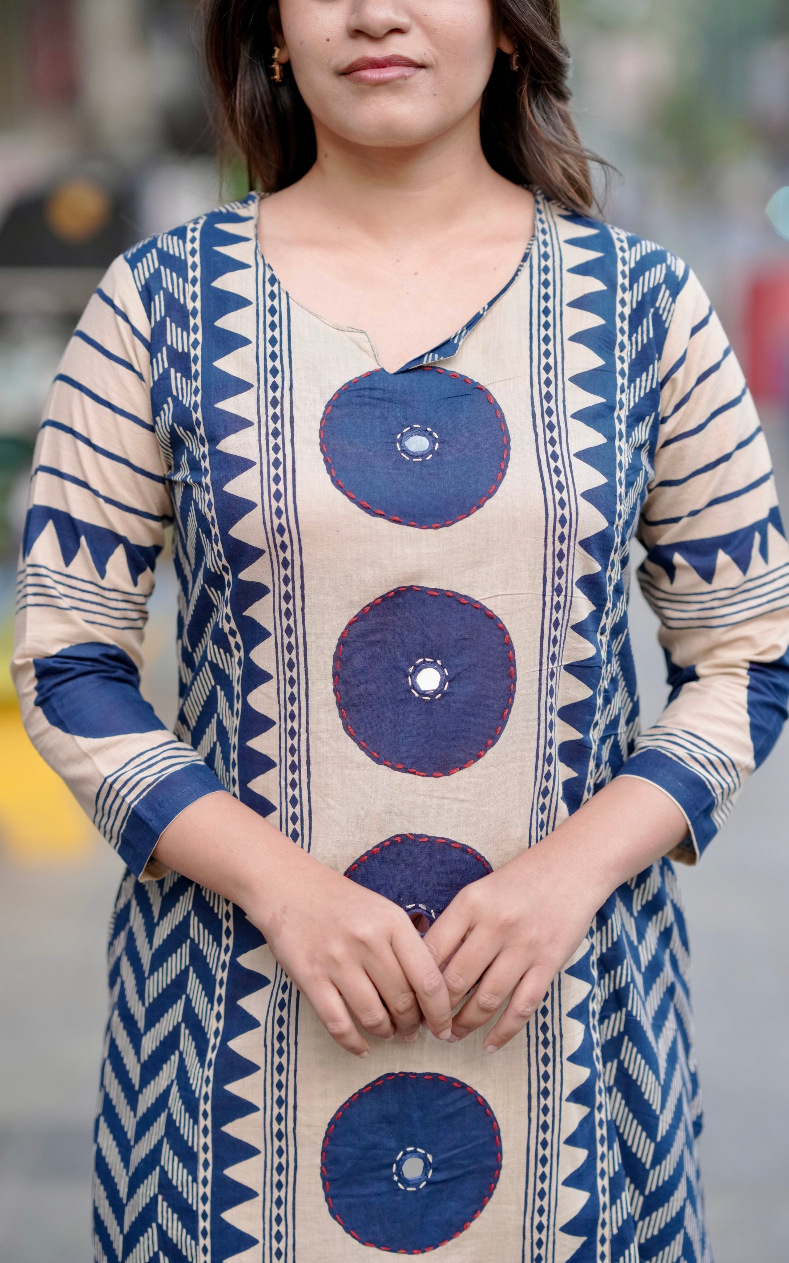 Avika Blue (Kurti+Pant+Dupatta)