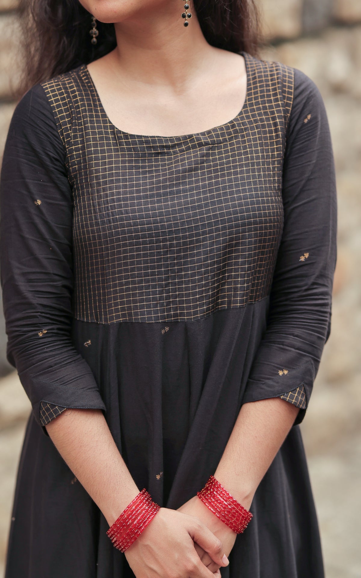 Paingili Black (Kurti+Dupatta)