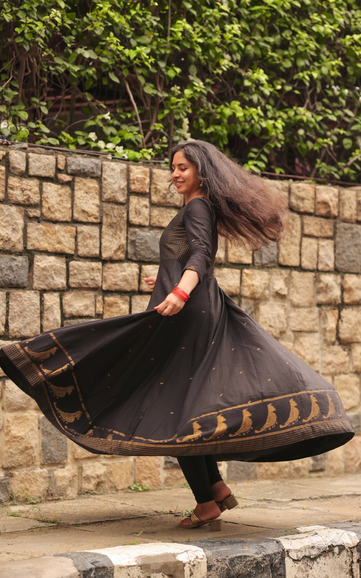 Paingili Black (Kurti+Dupatta)