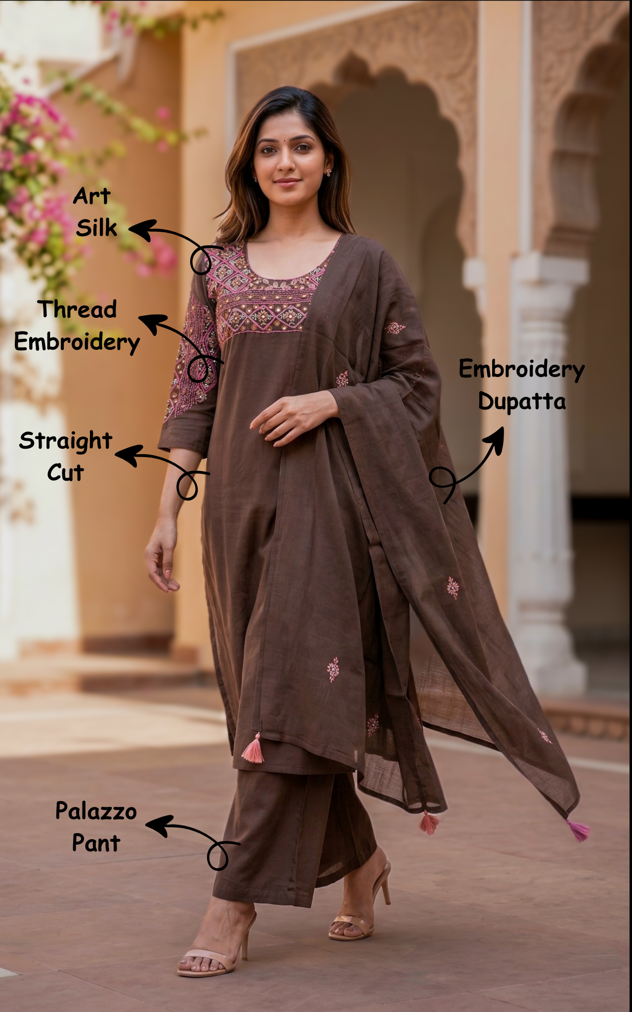 Yashira (Kurti+Pant+Dupatta)