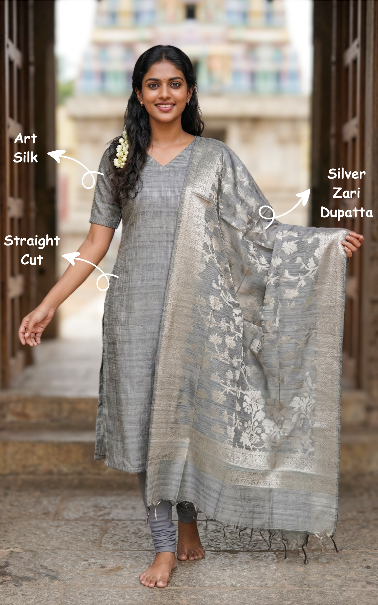 Elegant look without heavy work