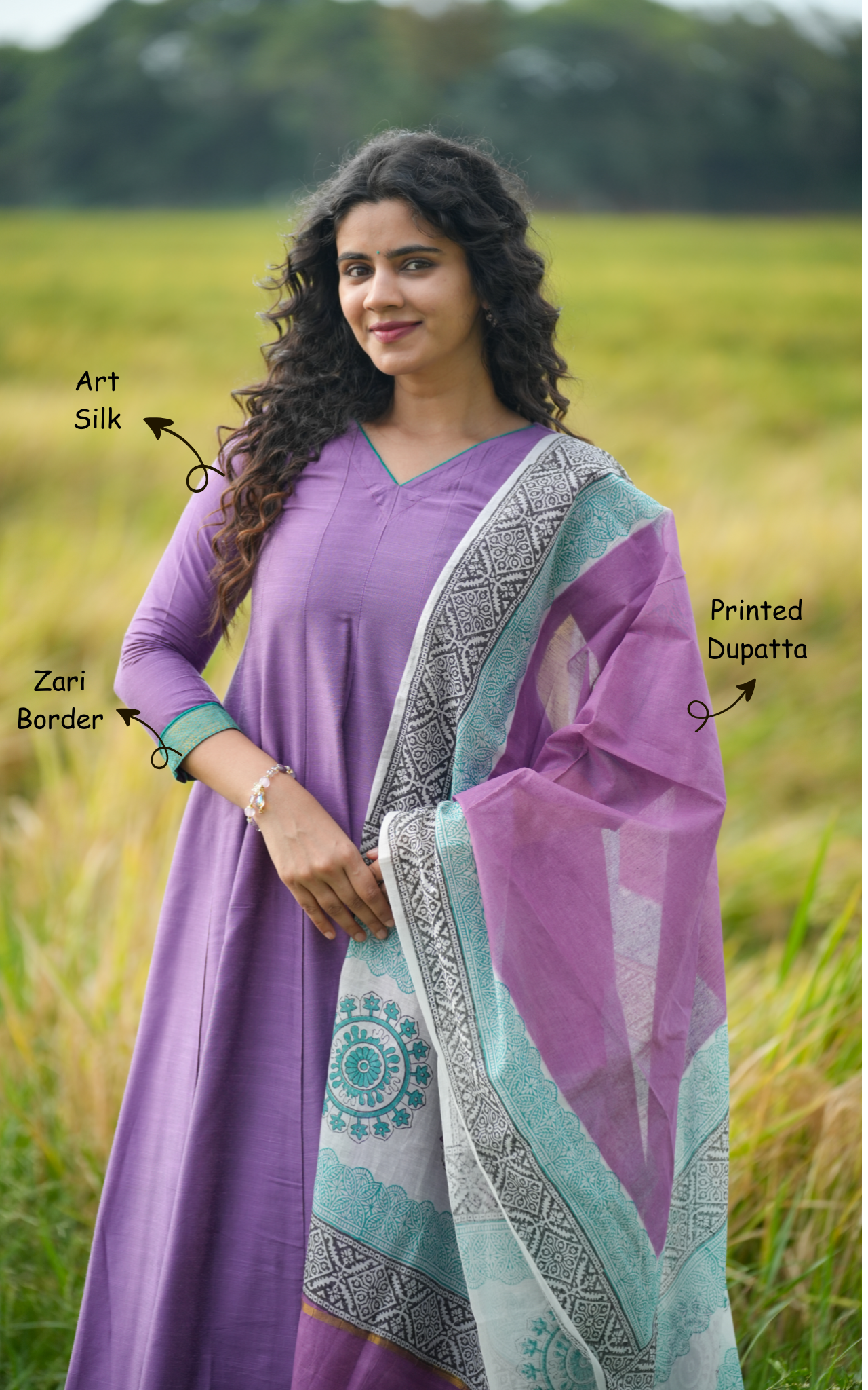 Anarkali kurti for festive occasions