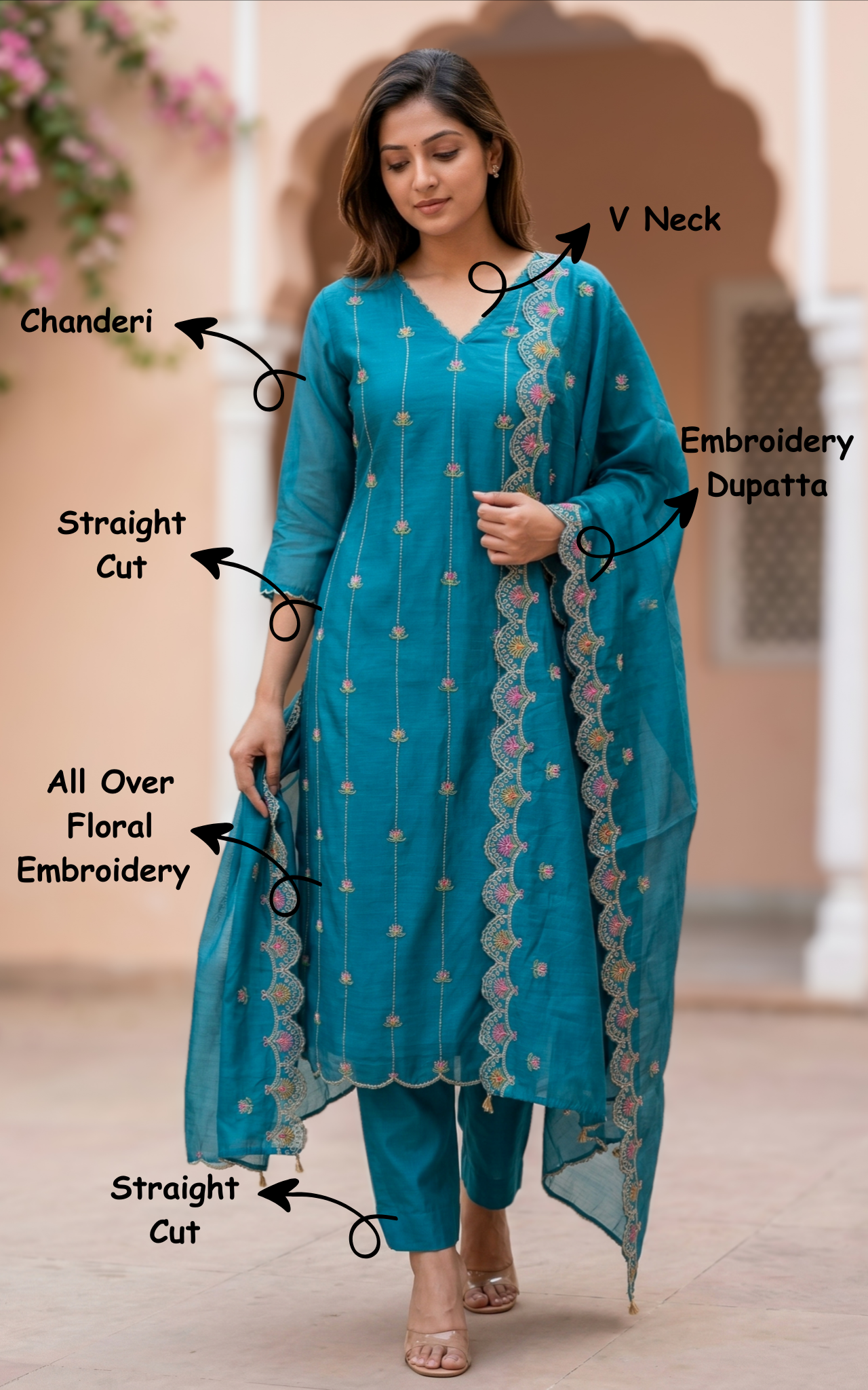 Aaranya (Kurti+Pant+Dupatta)