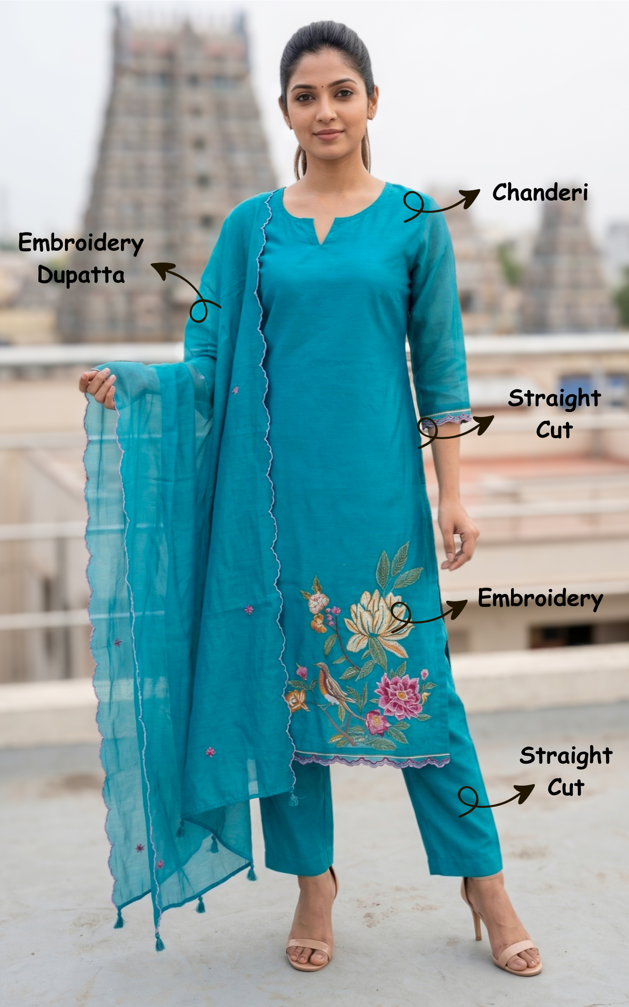 Deborah (Kurti+Dupatta)
