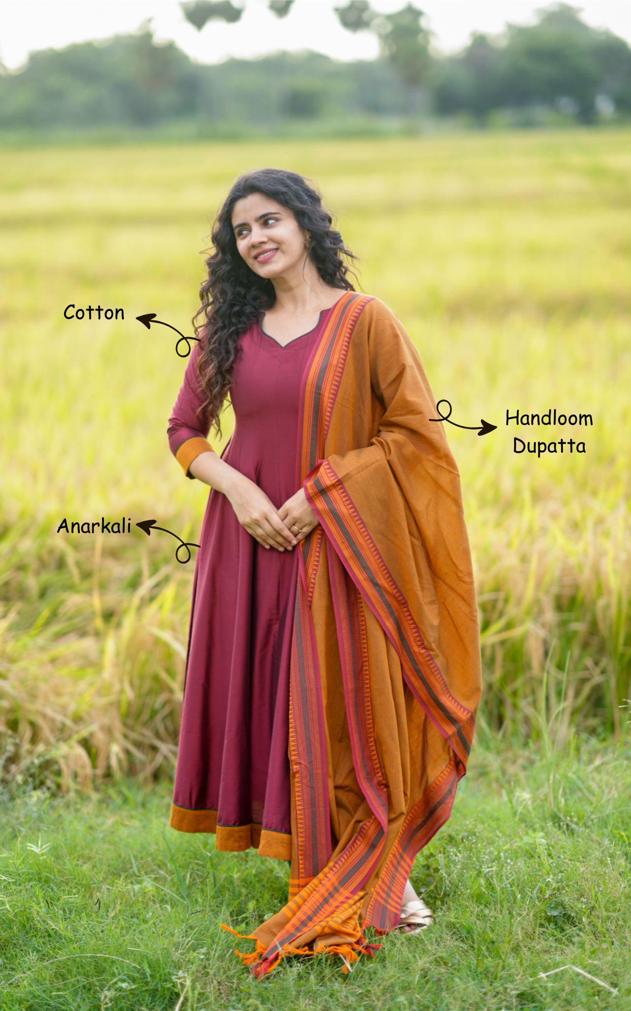 Maroon color kurti