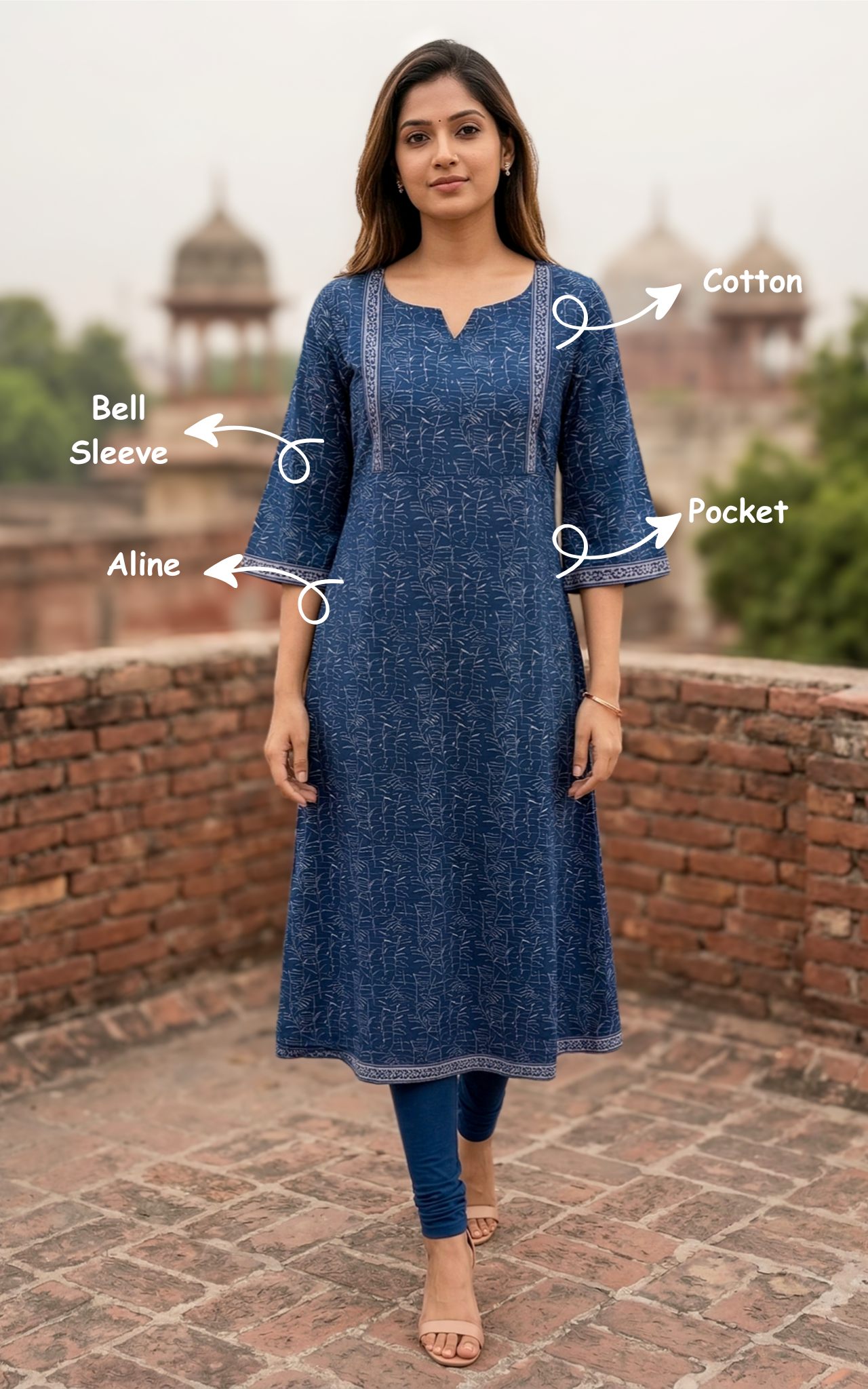 Neha Navy Blue A