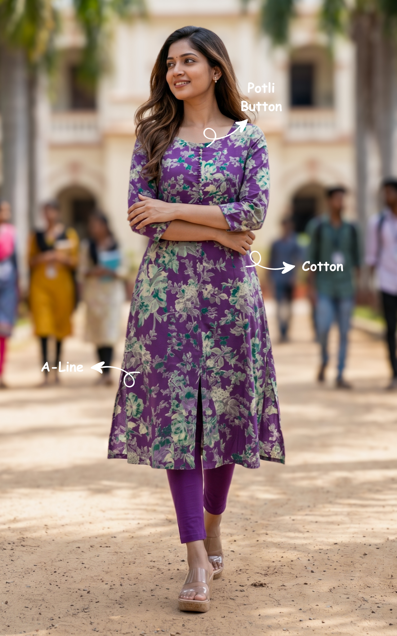 Cotton everyday wear kurti for women