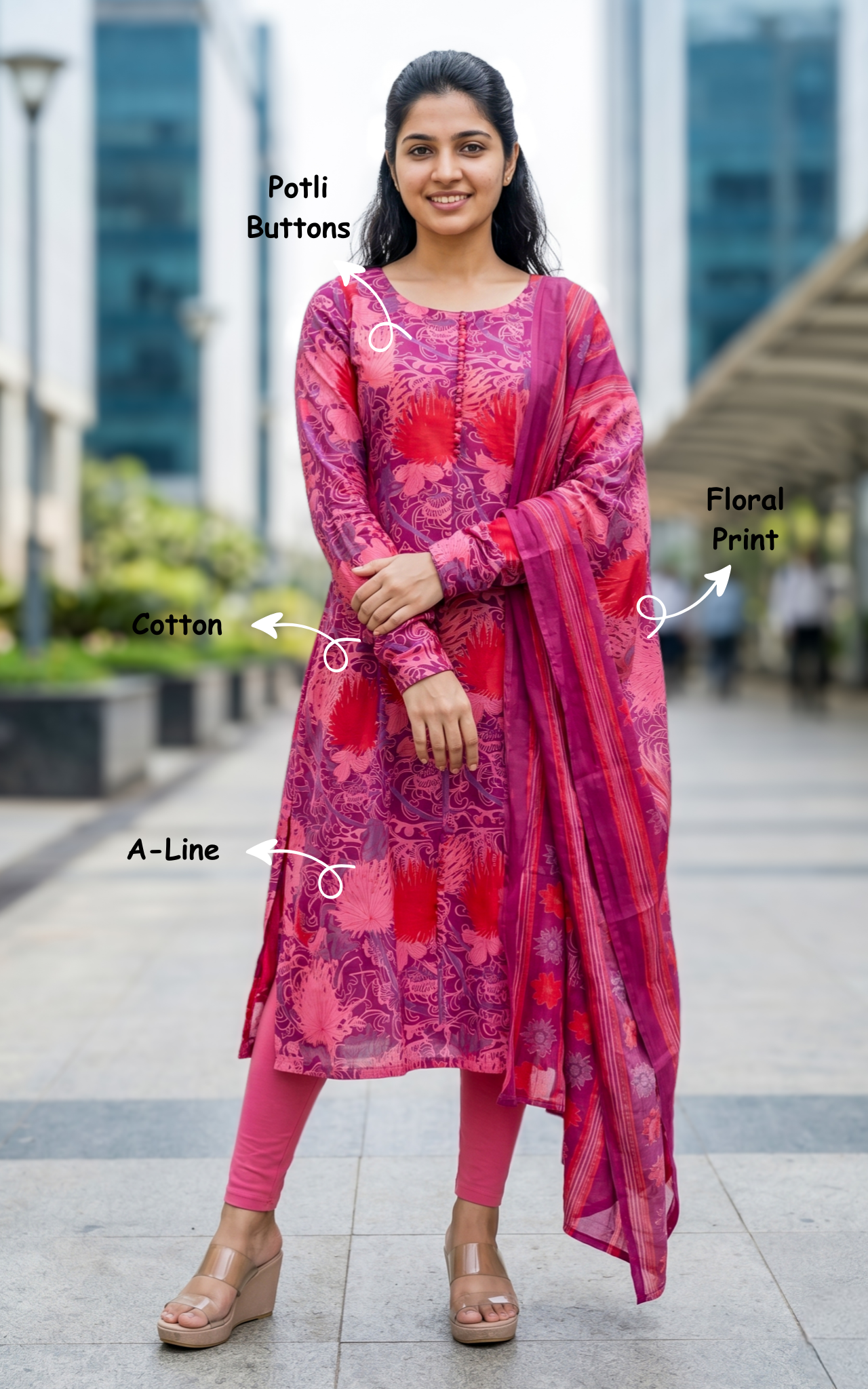 Kannamma (Kurti+Dupatta)