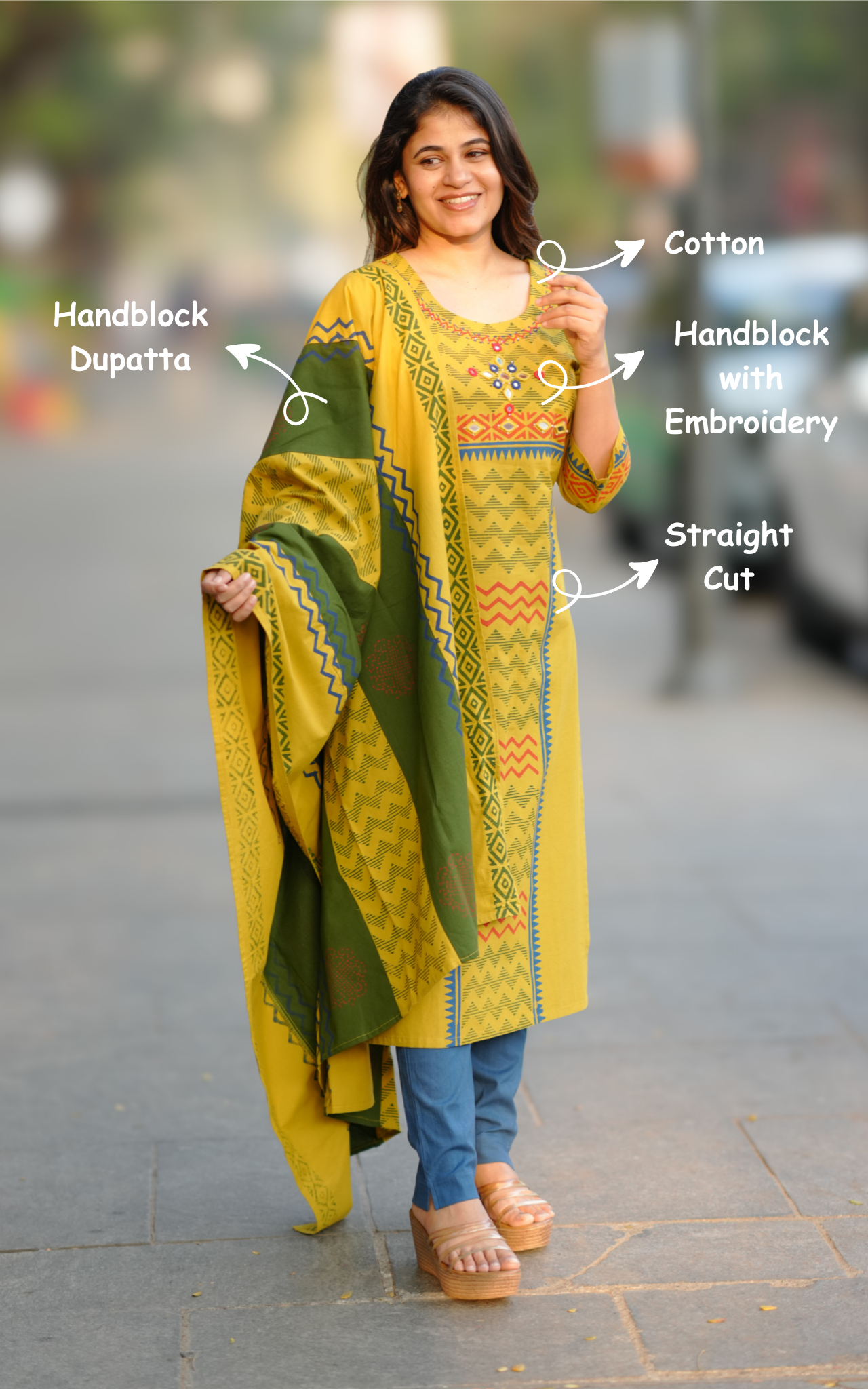Ethnic Cotton Kurti with Dupatta for Women
Casual Handblock Printed Kurti for Women
Traditional Cotton Kurti Set for Women
Handmade Cotton Kurti Set for Women