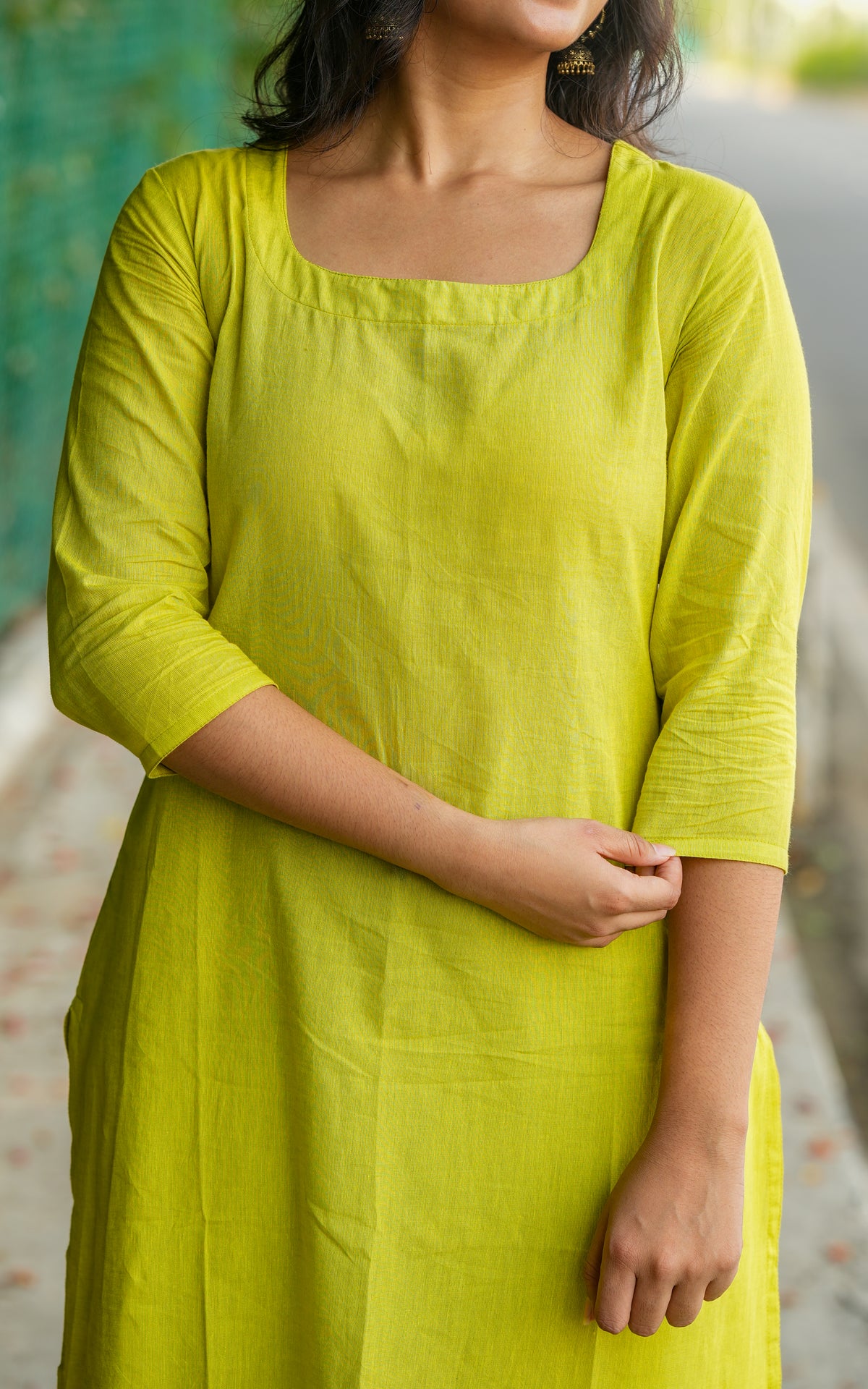 Patchai Nirame (Kurti+Dupatta)