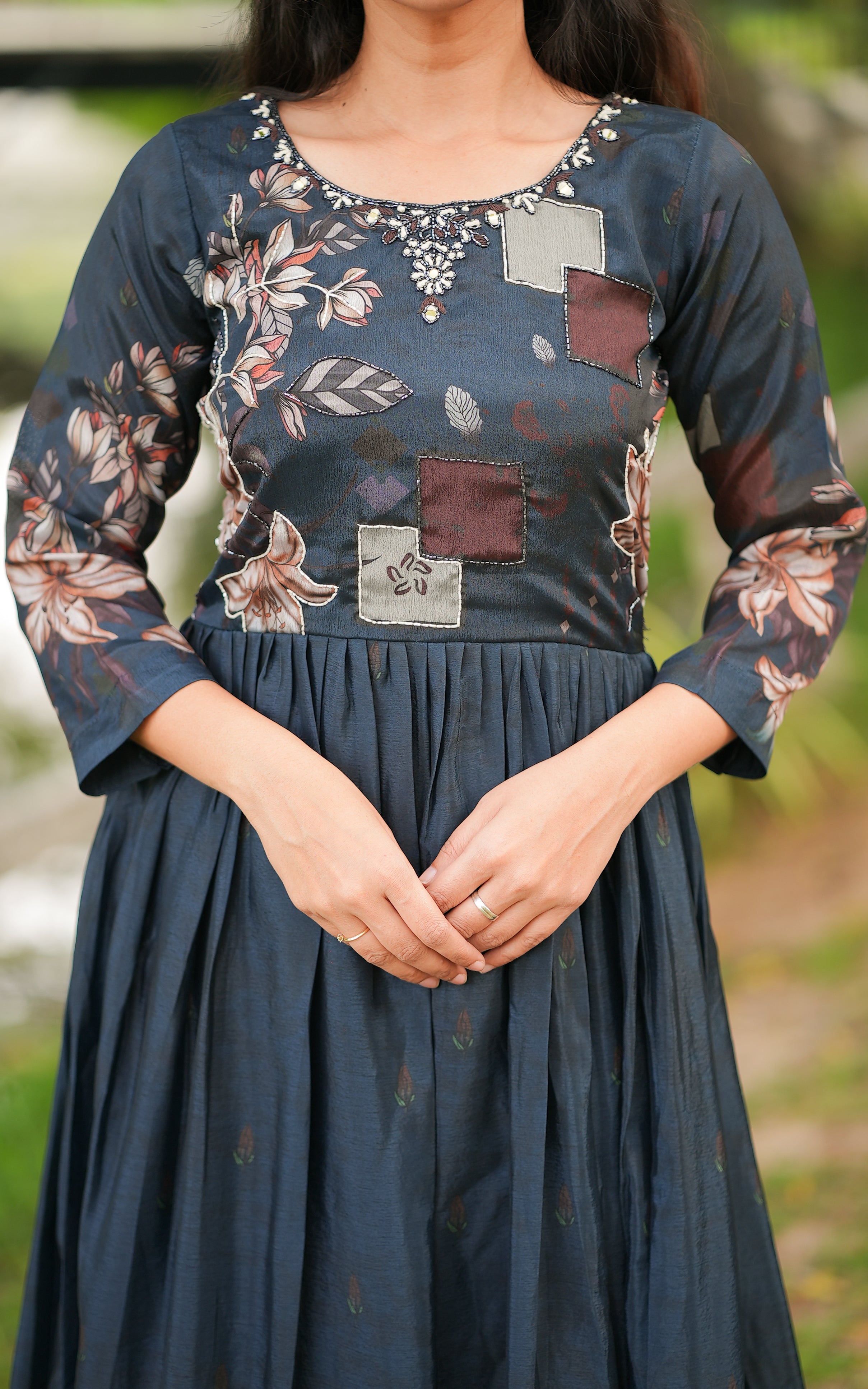 Ethnic gown style