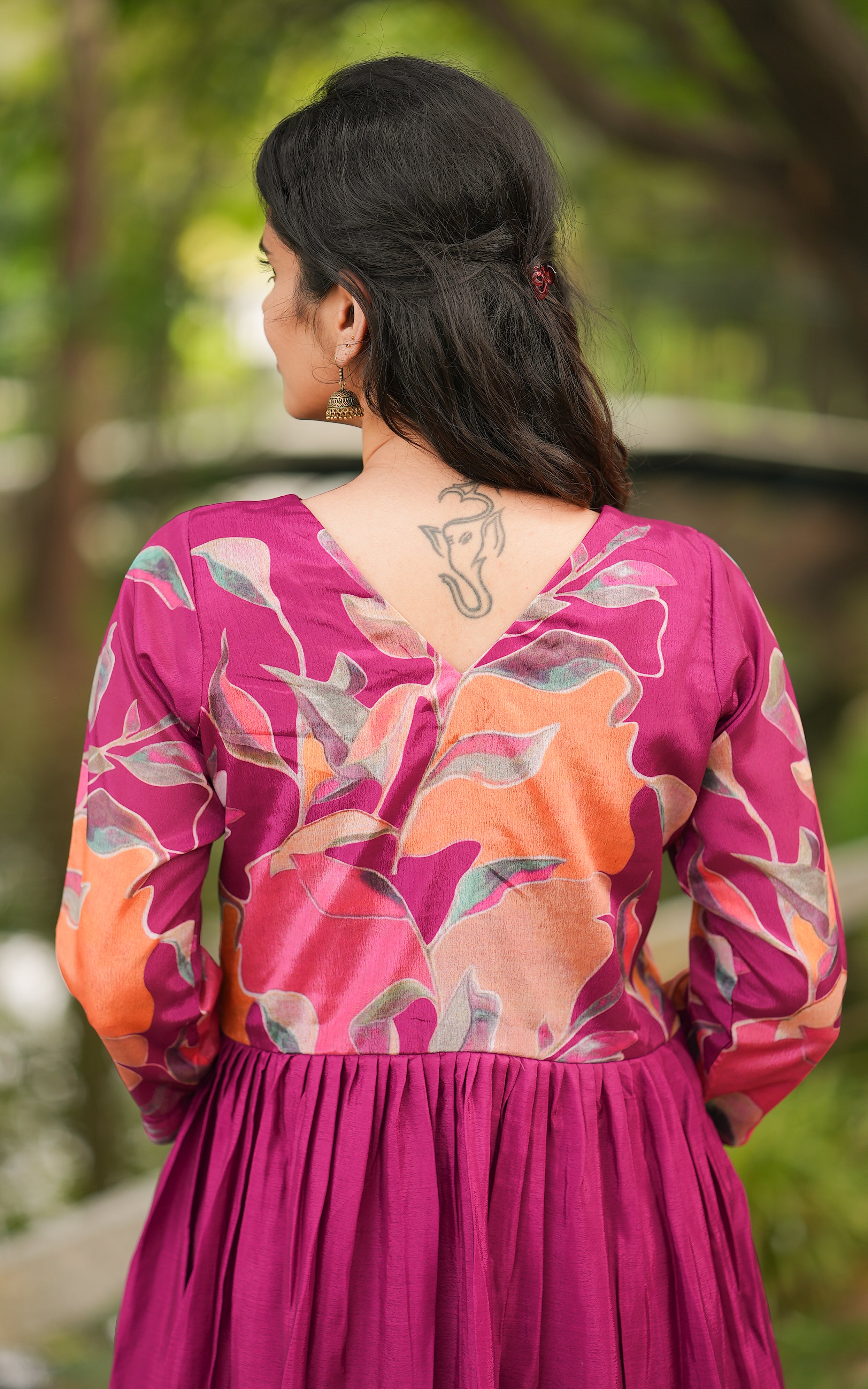 Long Anarkali gown-style kurti