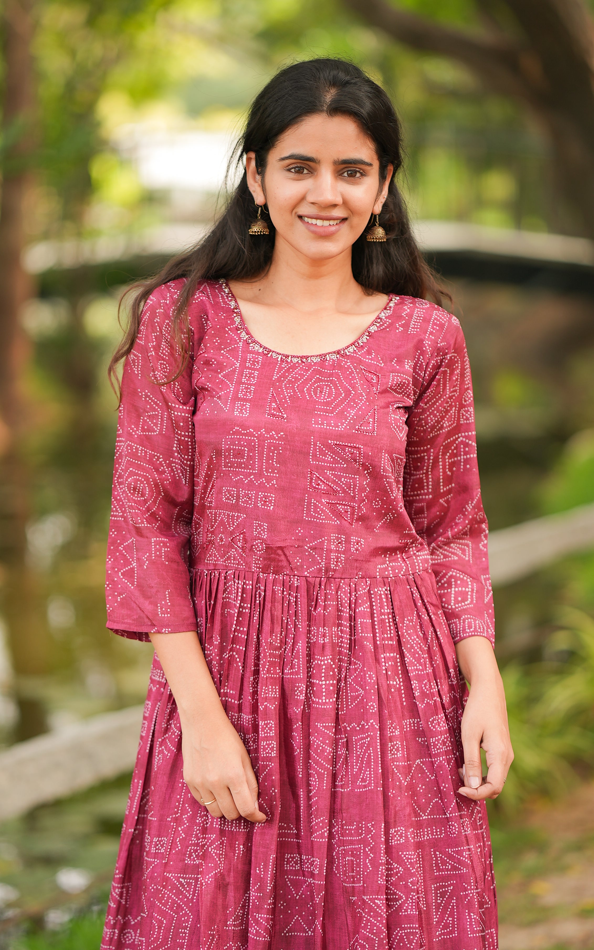 Anarkali kurti for festive occasions