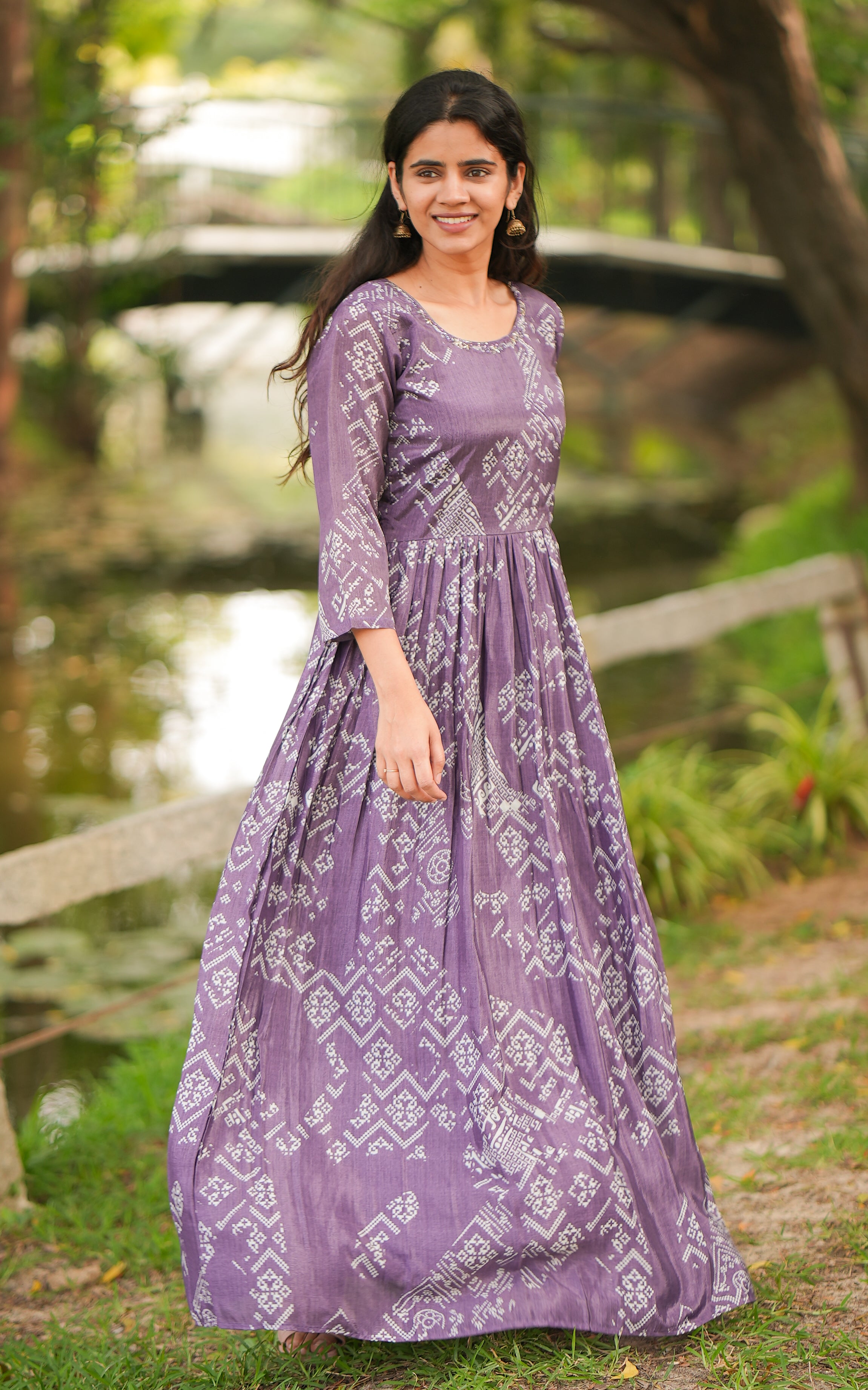 Ethnic gown style