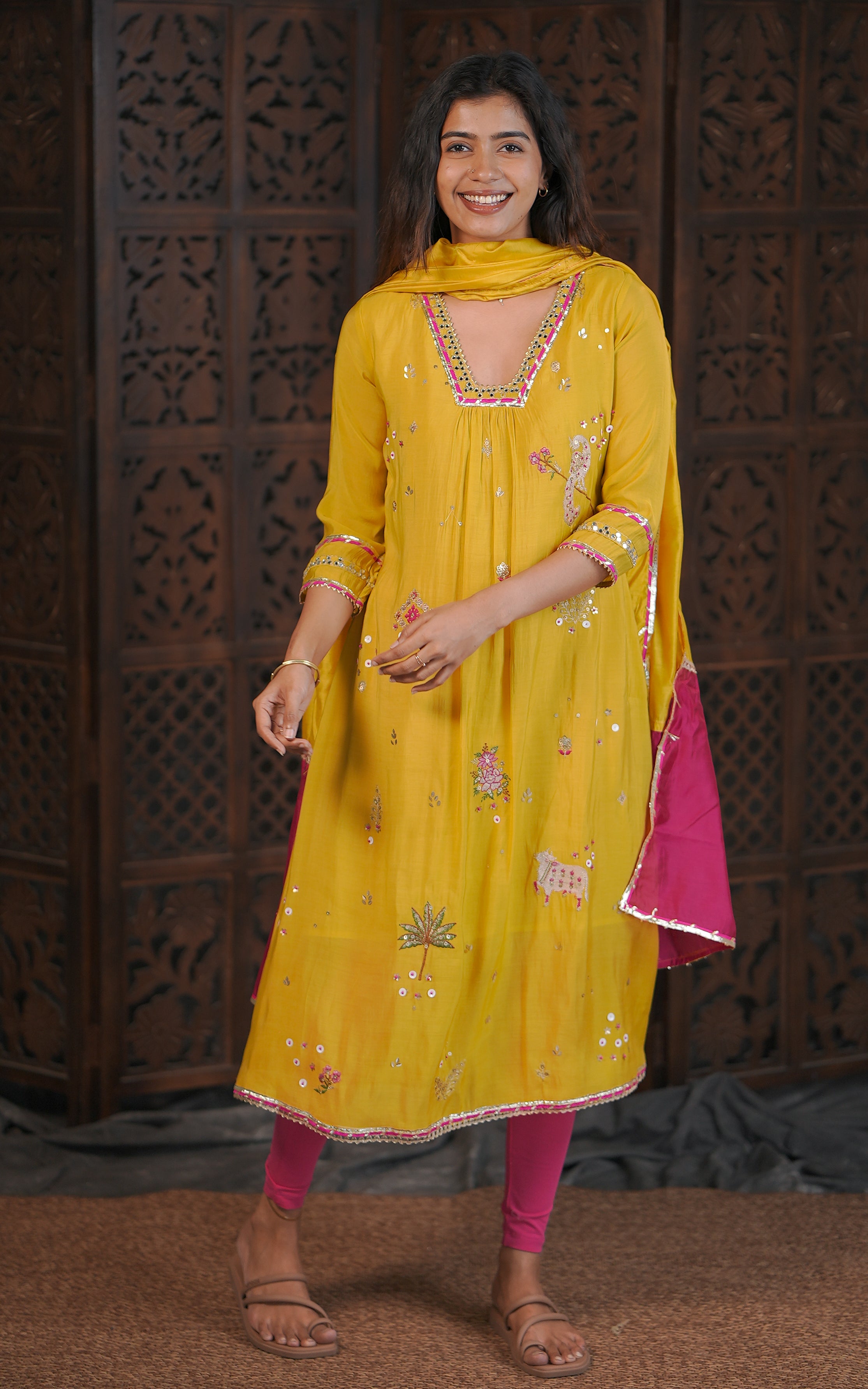 Sonam A (Kurti+Dupatta)