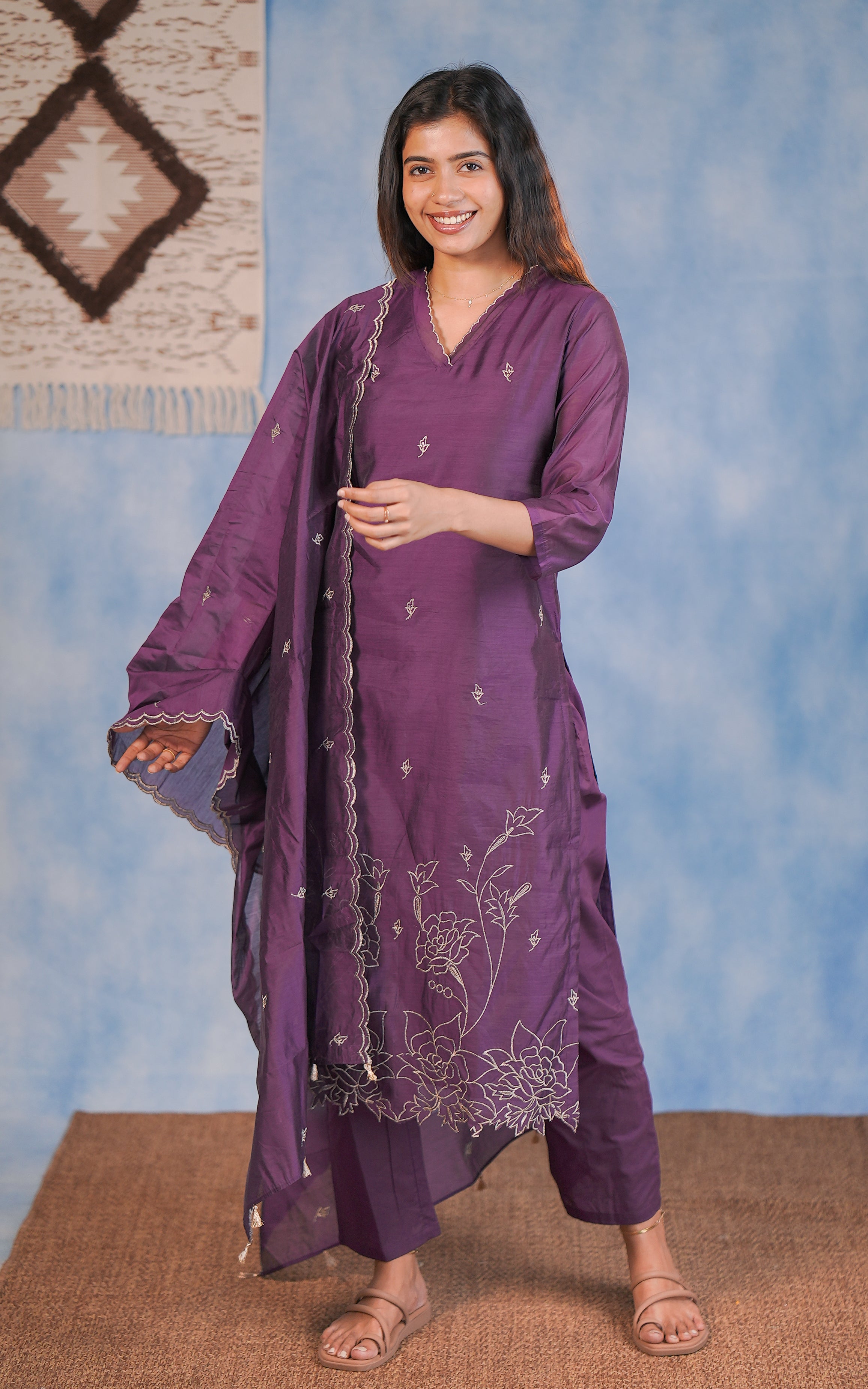 Eshika (Kurti+Pant+Dupatta)