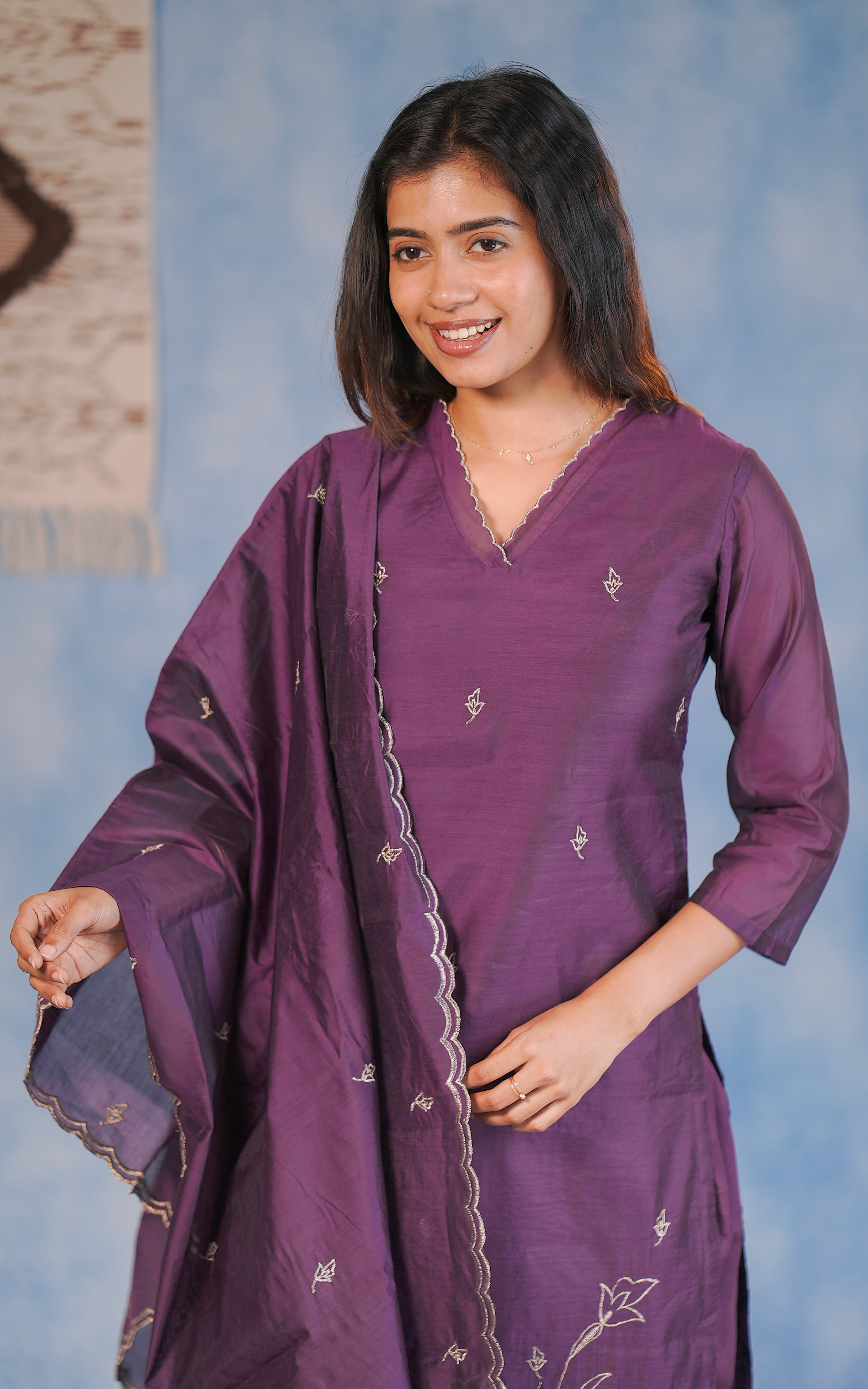 Eshika (Kurti+Pant+Dupatta)
