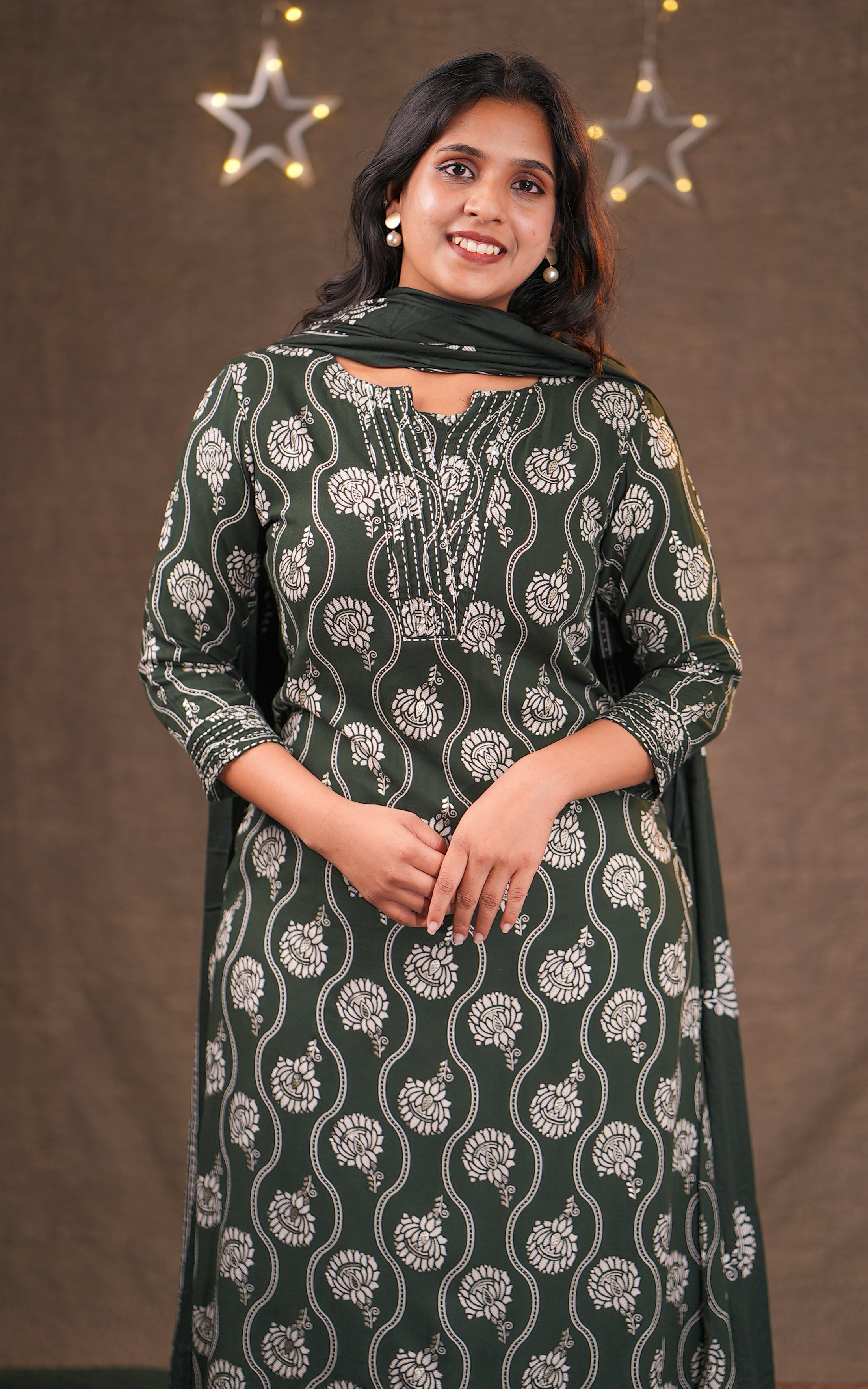 Rayon straight cut kurti