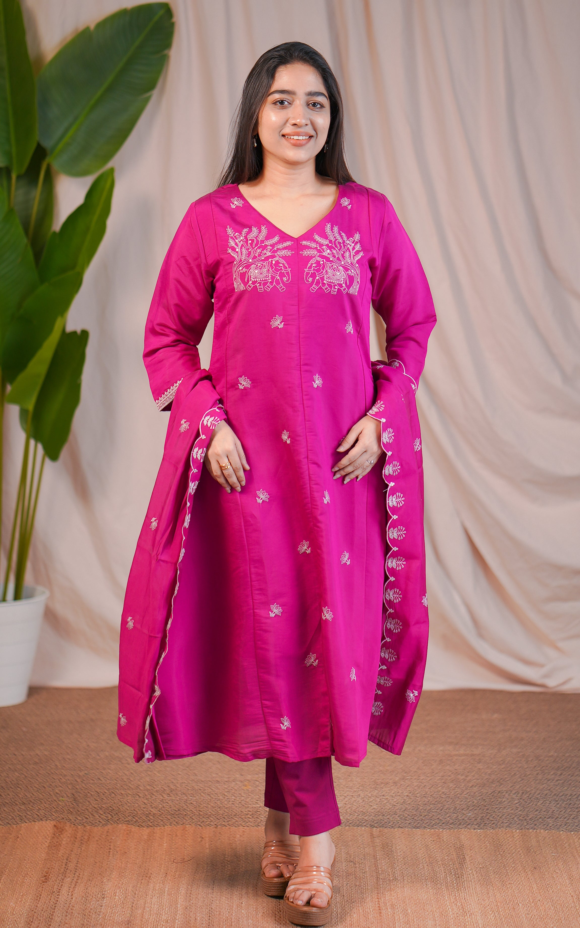Vriksha B (Kurti+Dupatta)