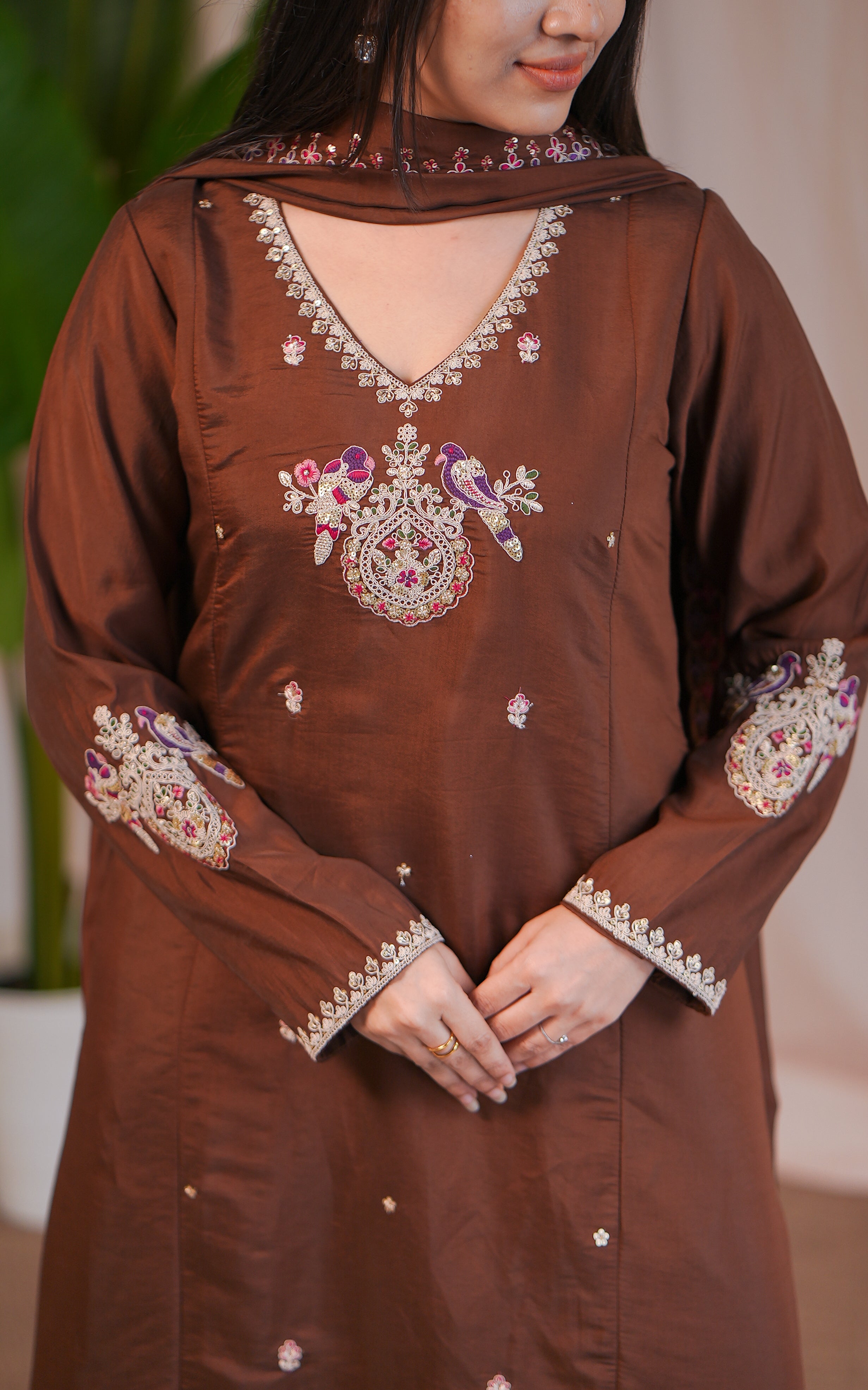 Ezhilisai A (Kurti+Dupatta)