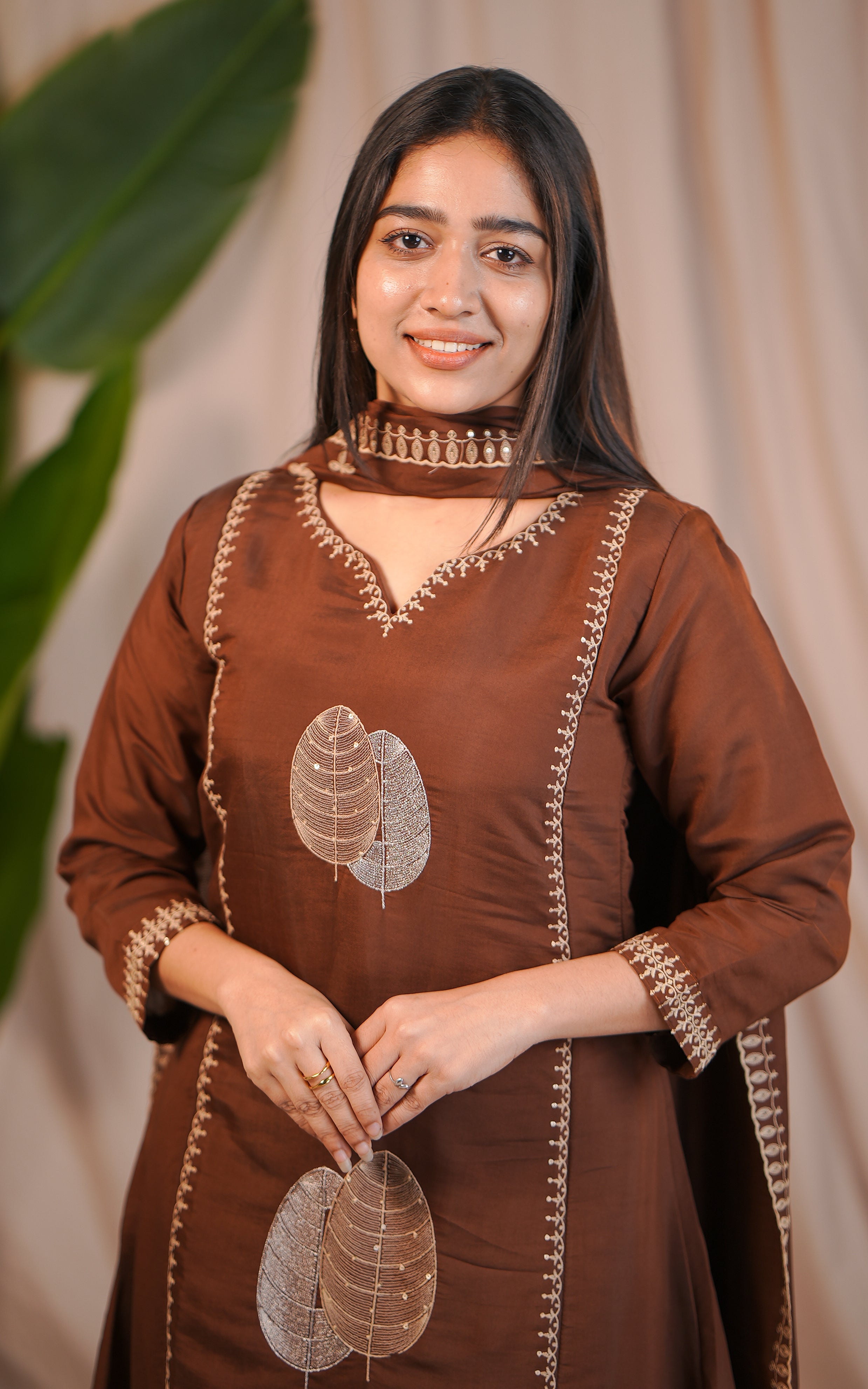Leafora A (Kurti+Dupatta)