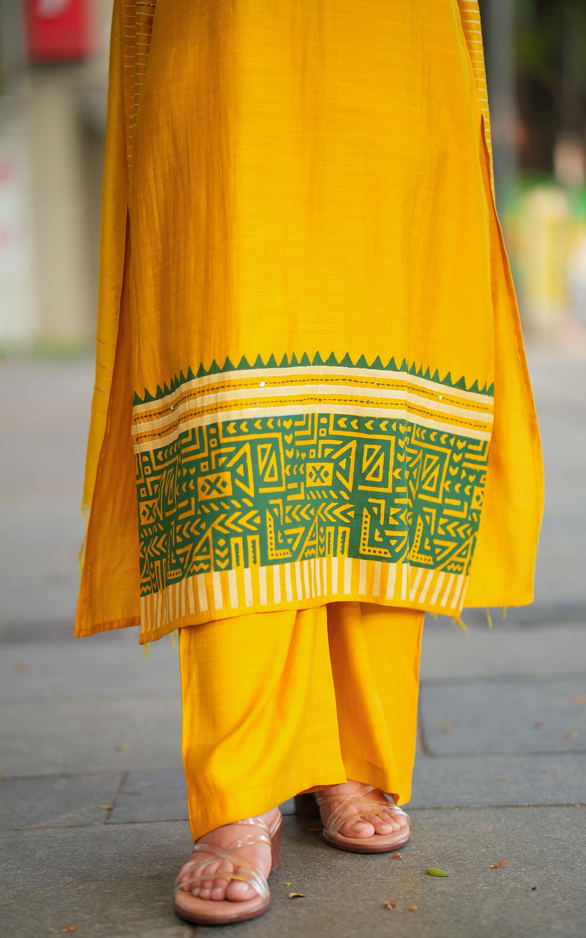 Parimala Handblock (Kurti+Pant+Dupatta)