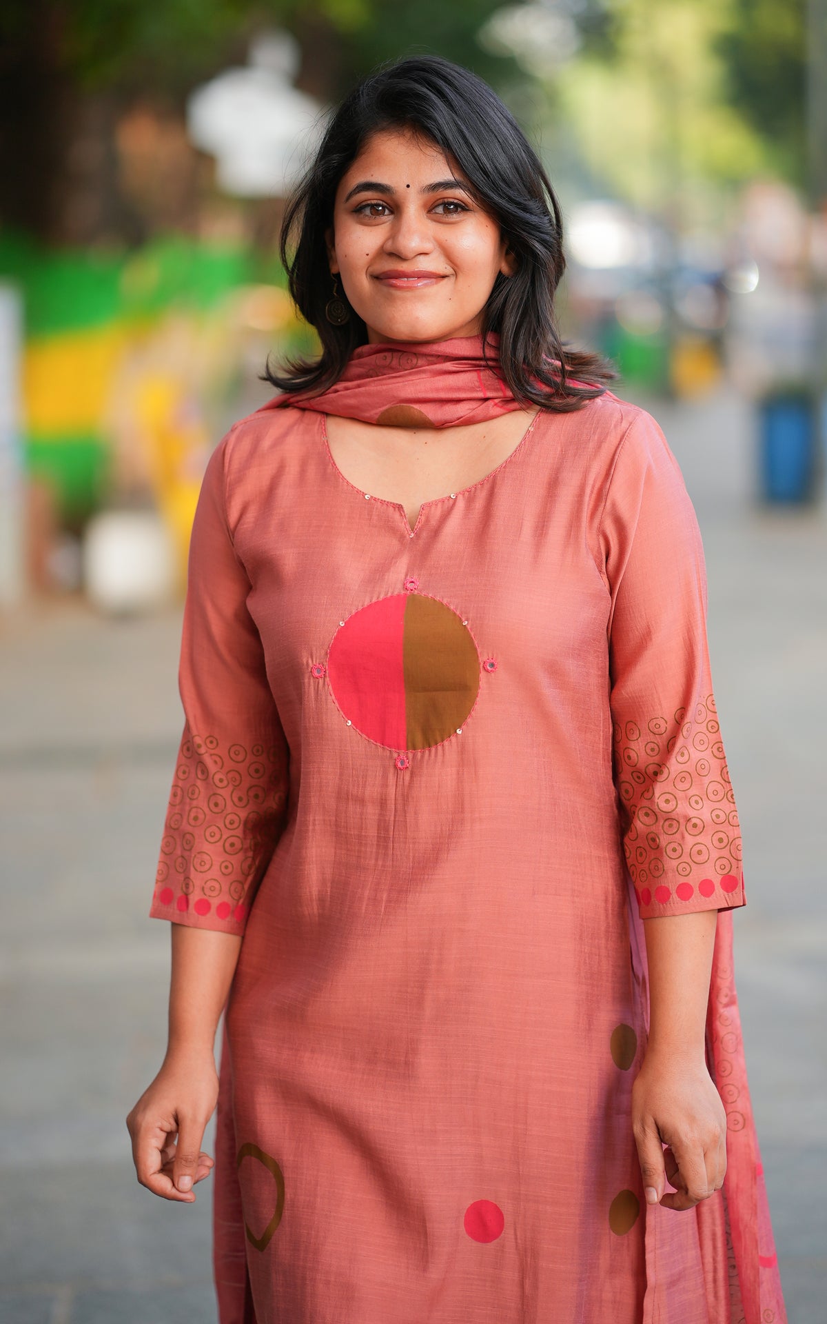 Bhavanjali Handblock (Kurti+Pant+Dupatta)