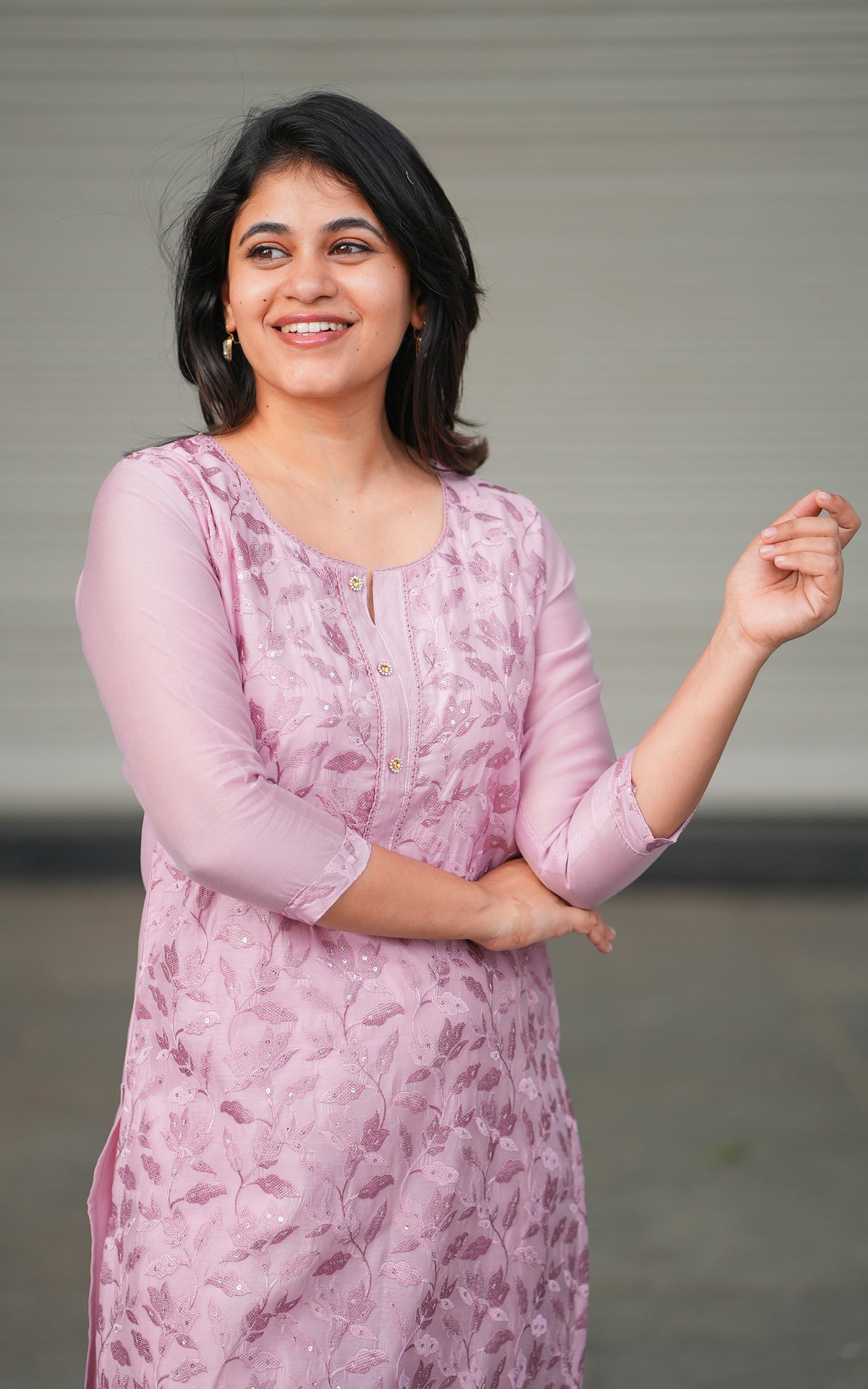 Rithuska Onion Pink (Only Kurti)