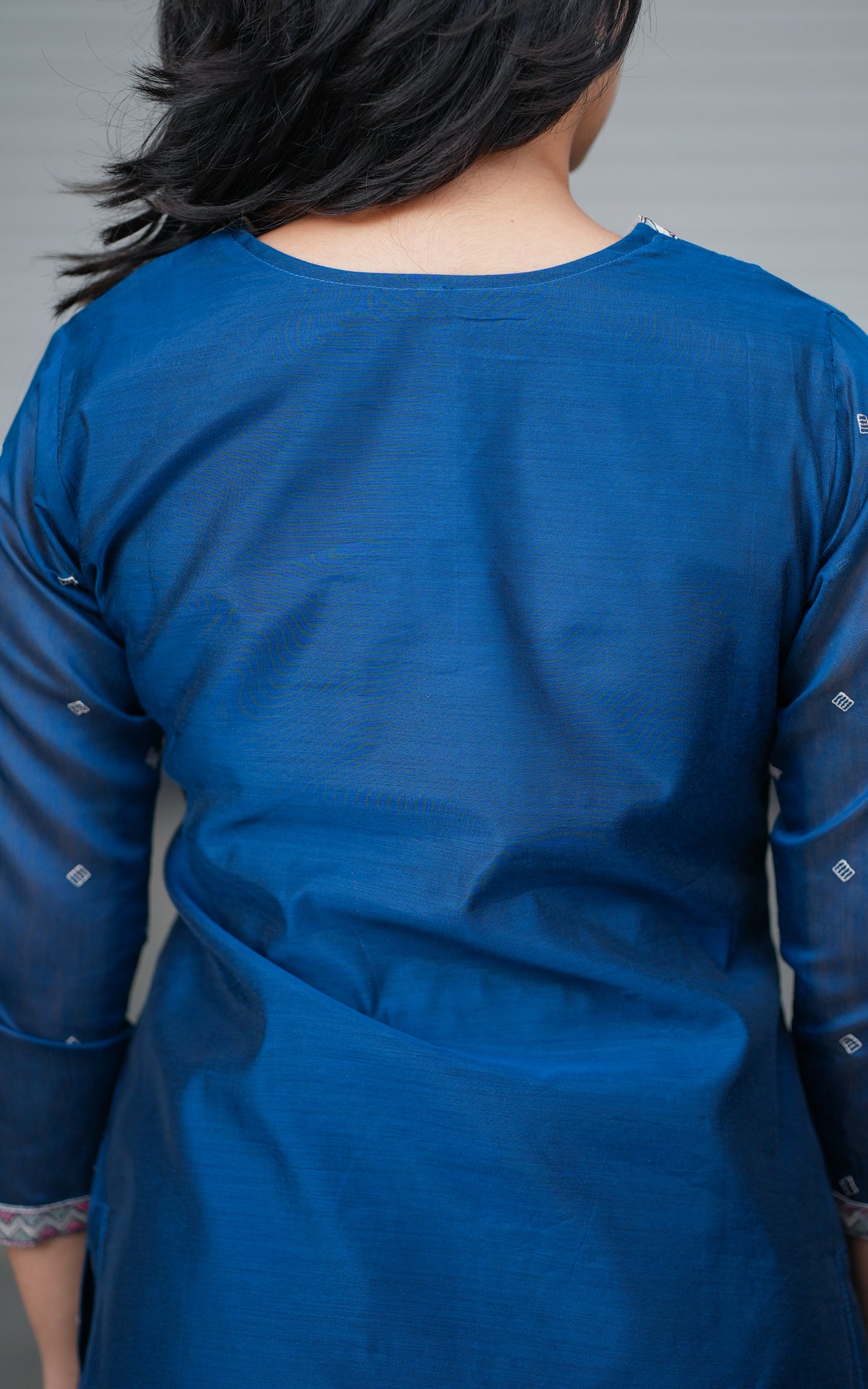 Nathira Navy Blue (Kurti+Pant+Dupatta)