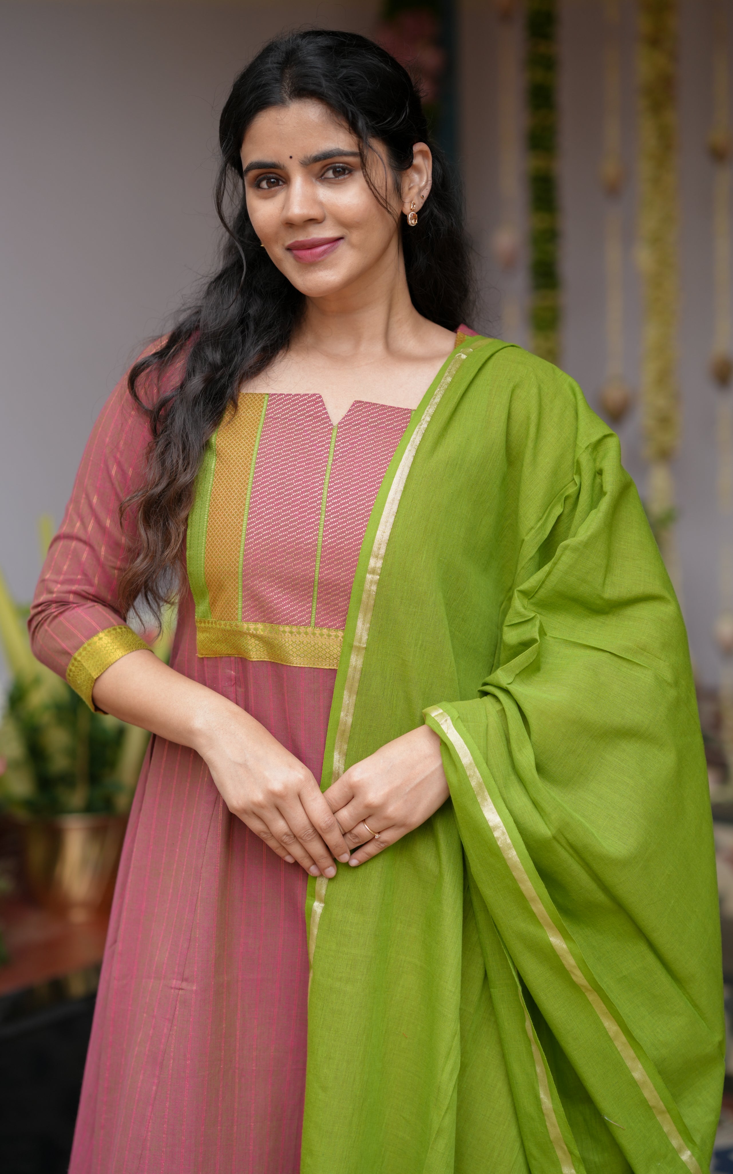 Anarkali kurti with dupatta