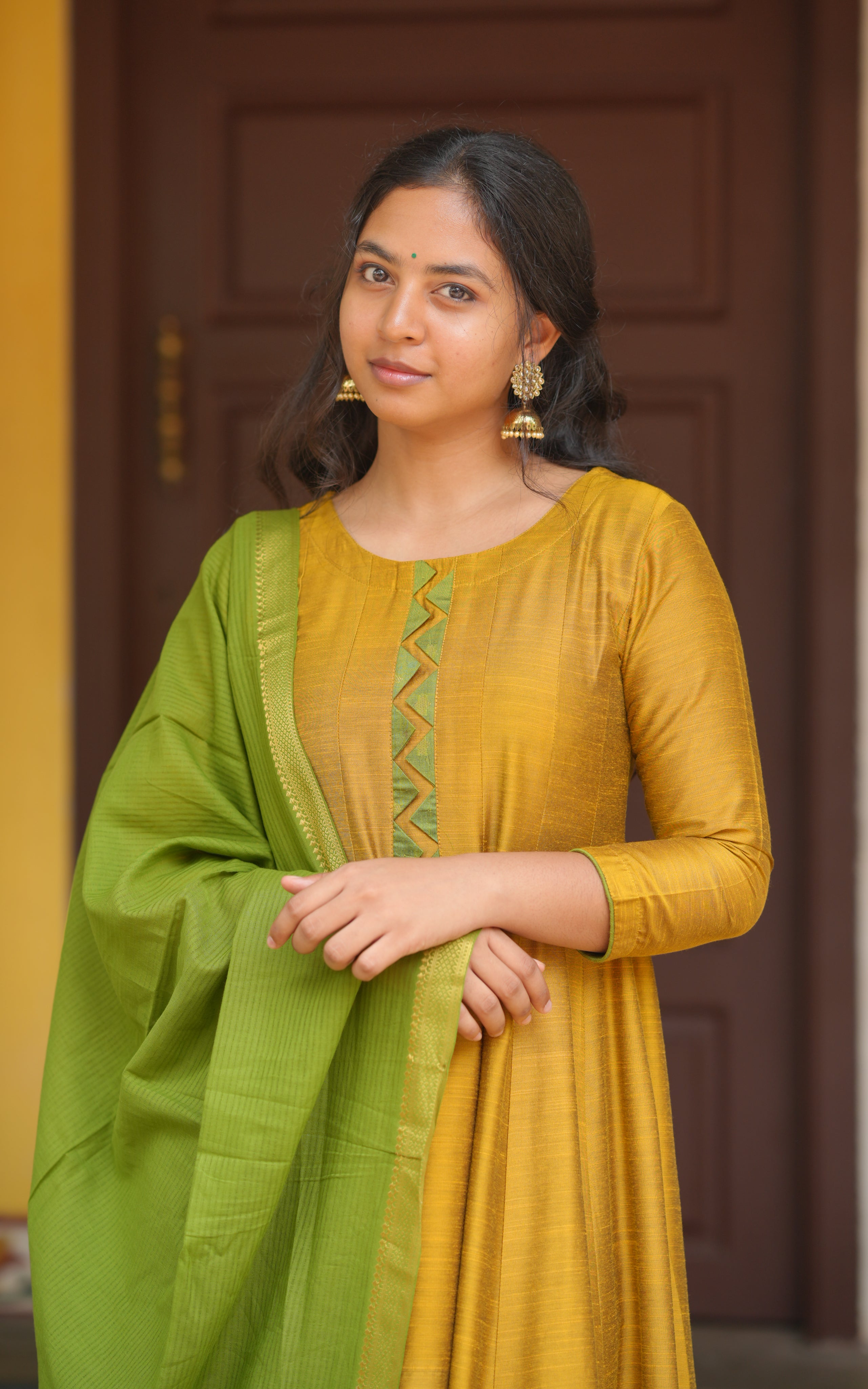 Heavy Anarkali kurti for festive