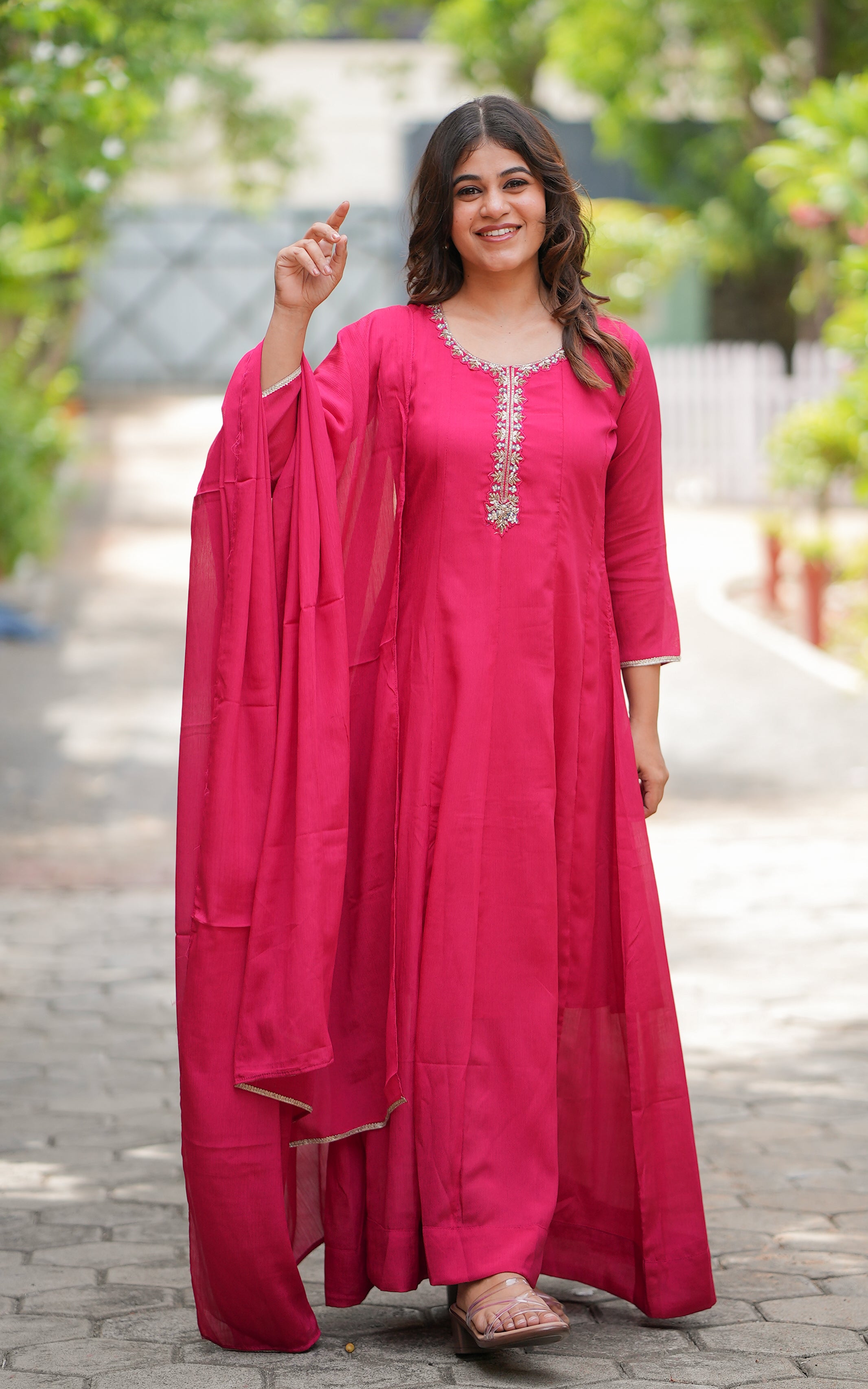 Ethnic gown style