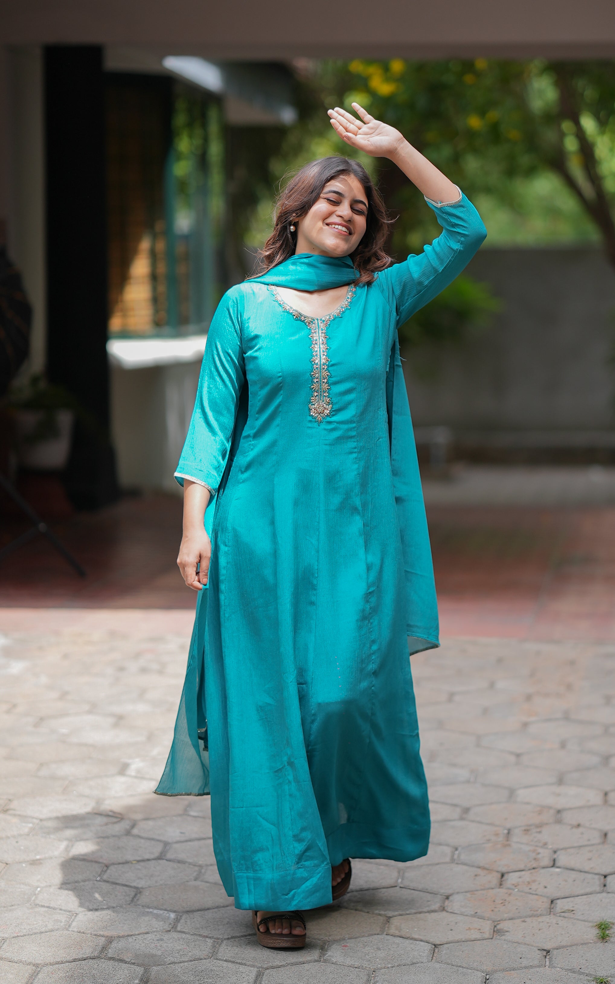 Ethnic gown style