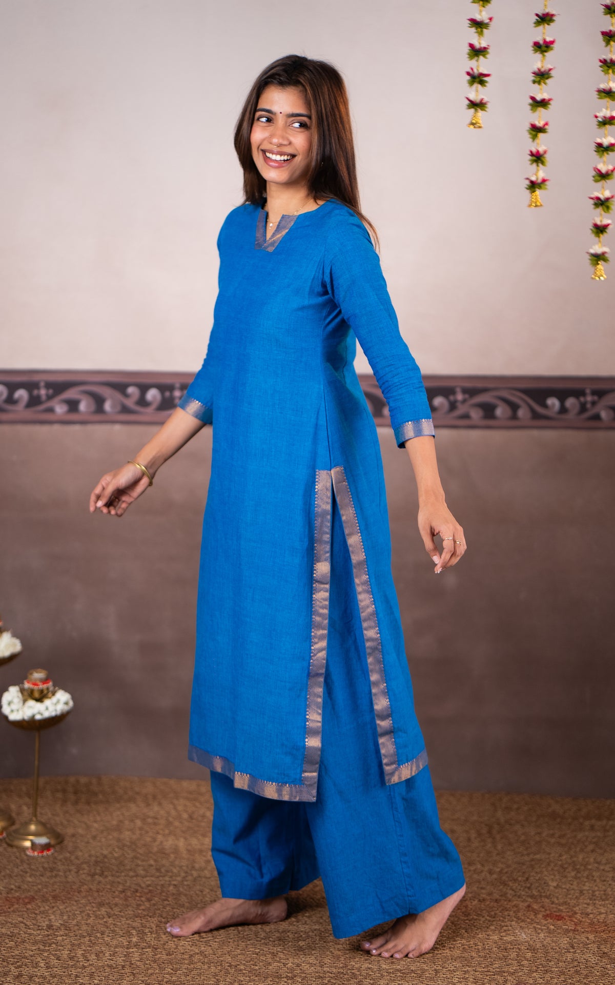 Vintage Set A (Kurti+Pant+Dupatta)