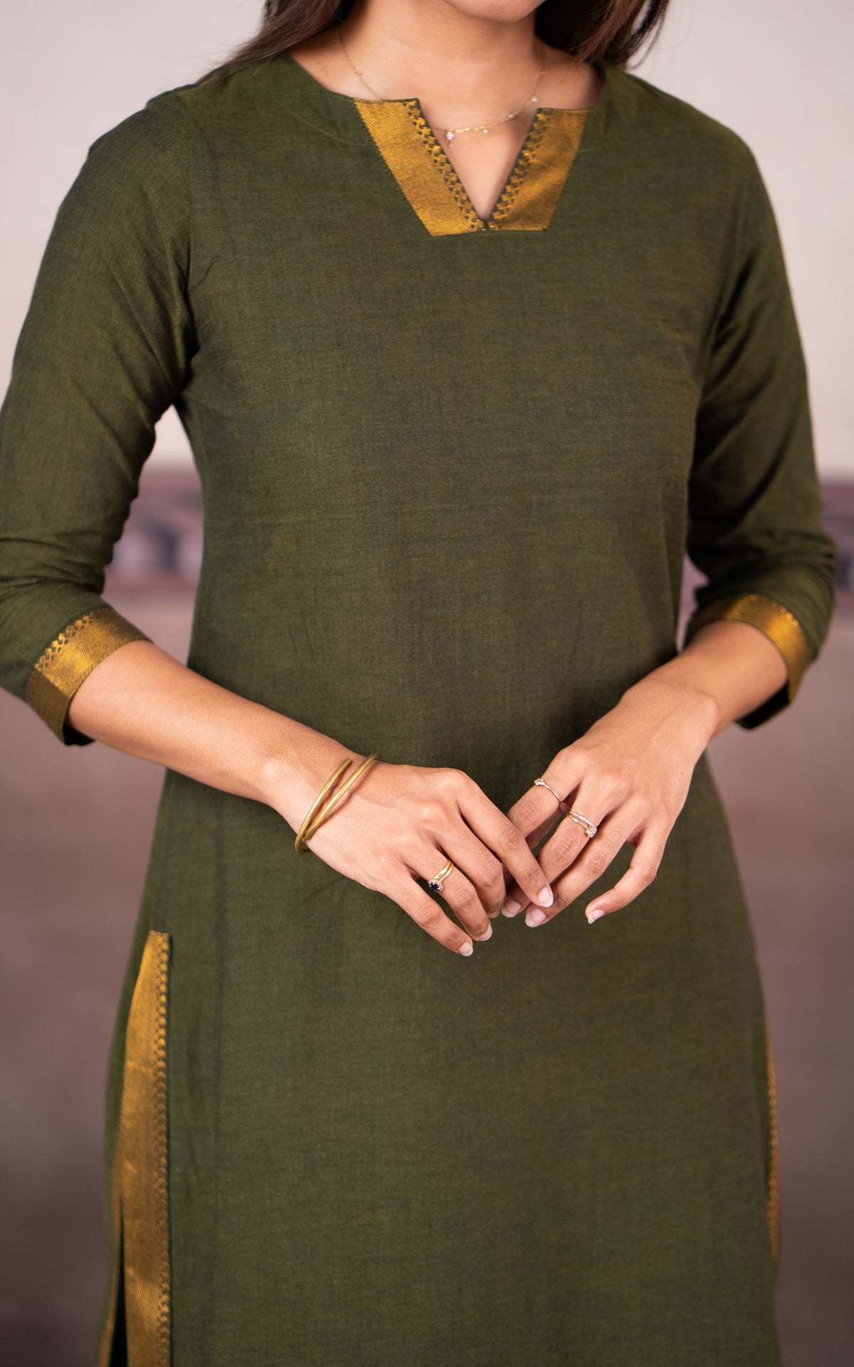 Vintage Set D (Kurti+Pant+Dupatta)