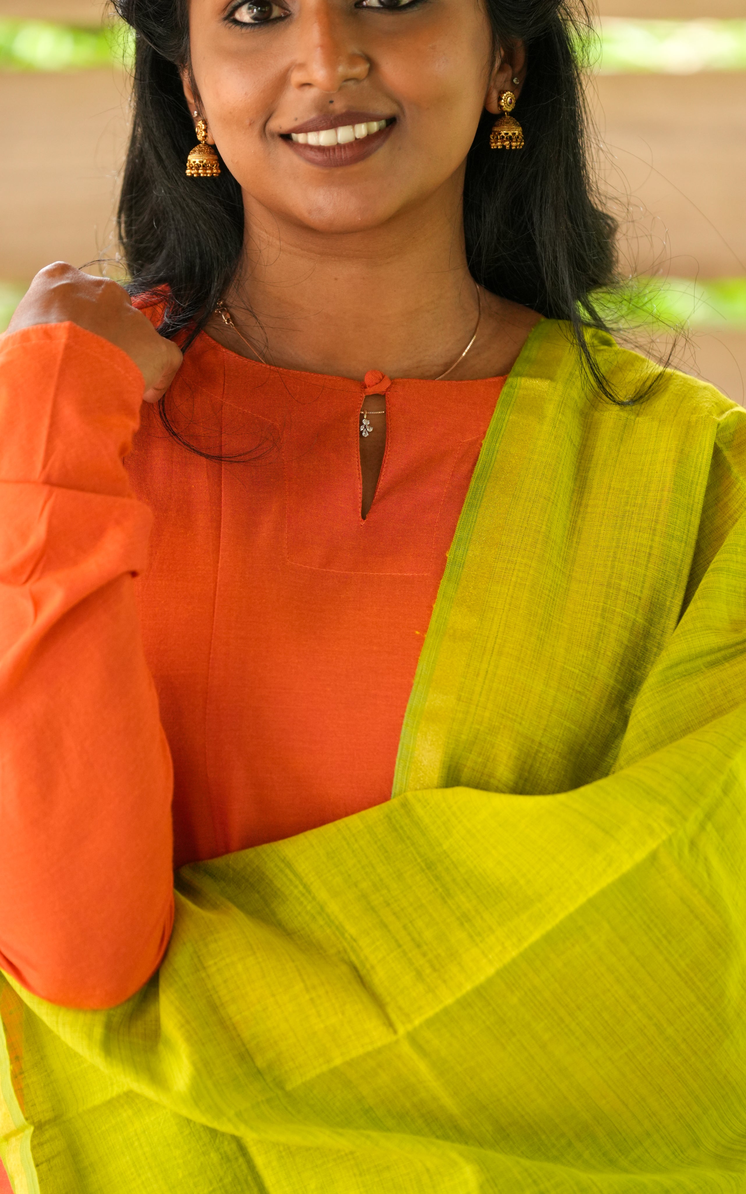 A neat and vibrant recreation of the look from Annapoorani movie