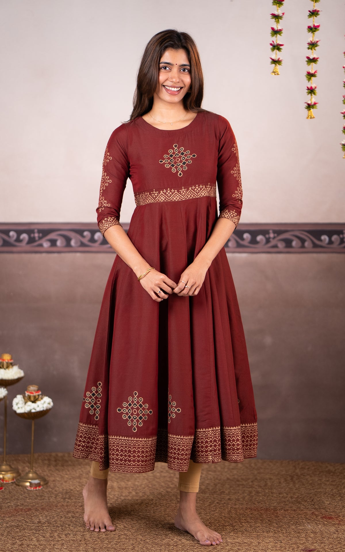 Kolangal Reddish Brown