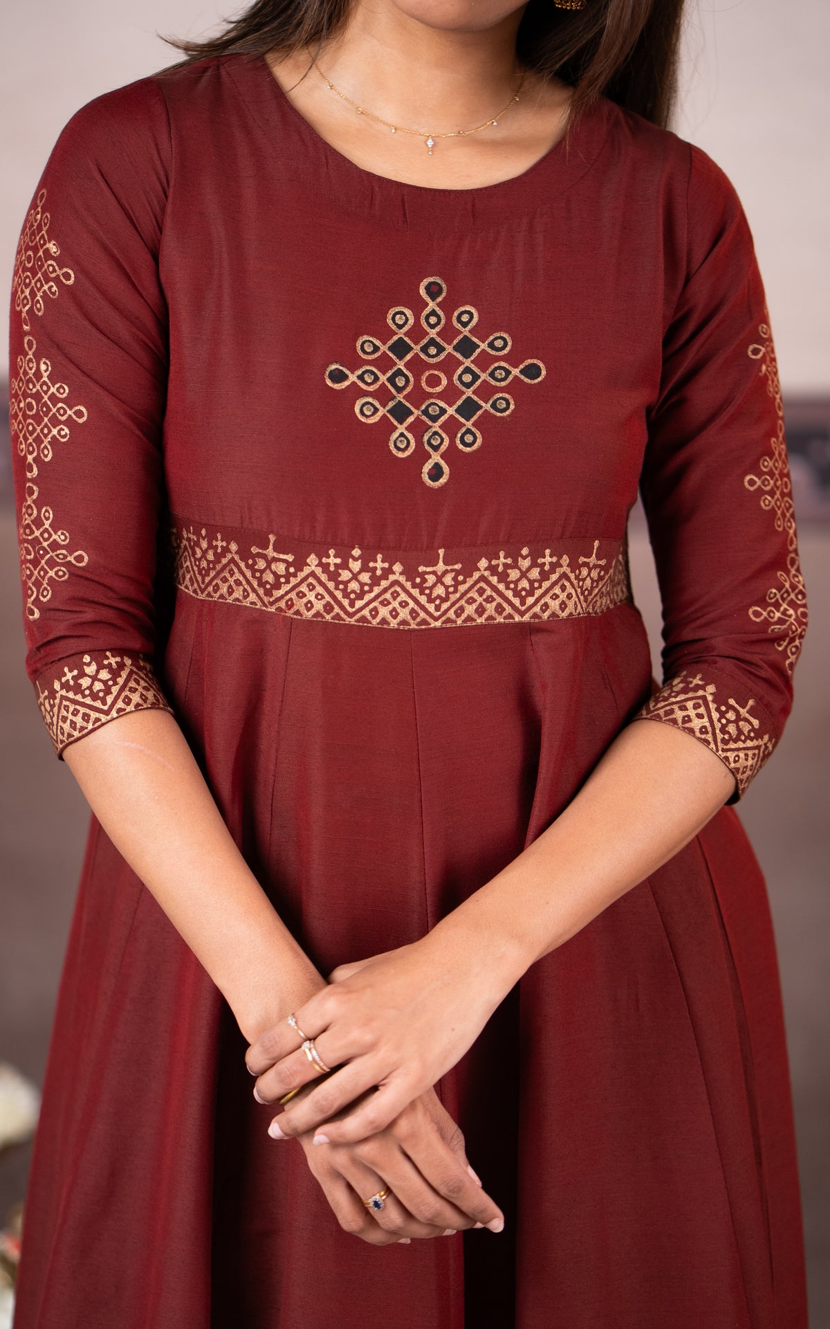 Kolangal Reddish Brown