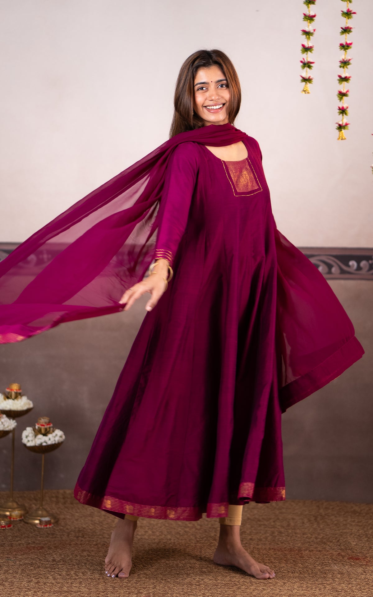 Vintage C (Kurti+Dupatta)