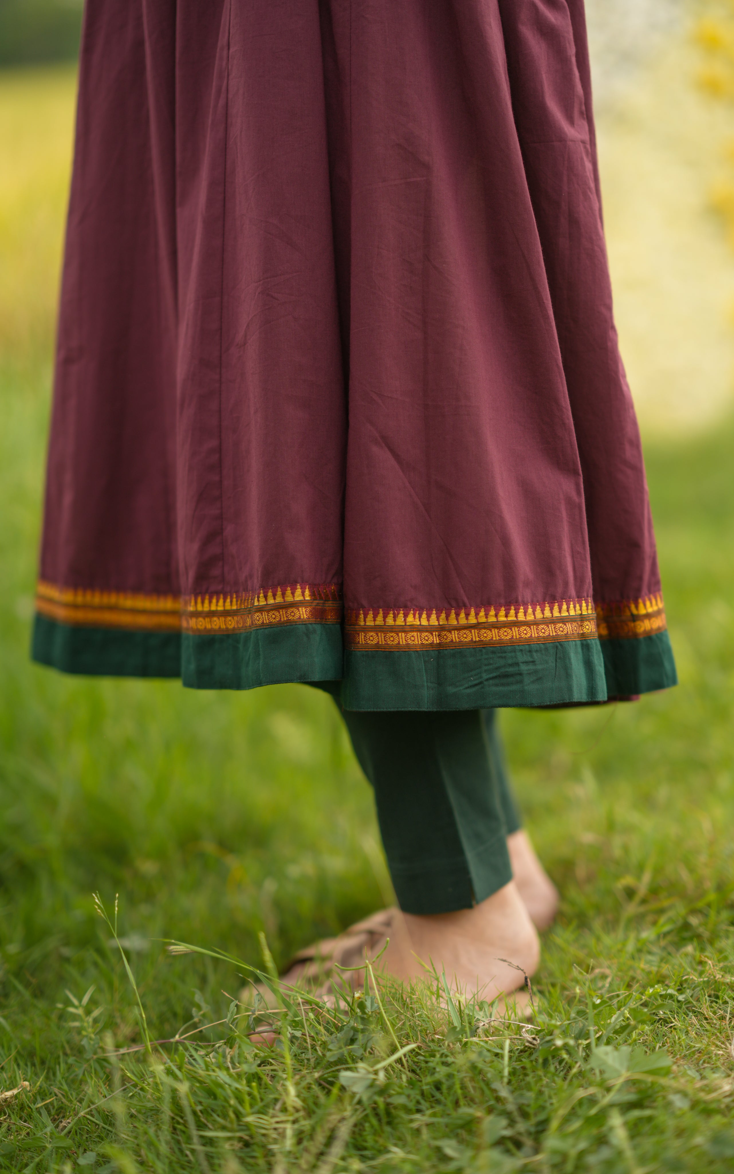 cotton Anarkali for festive season