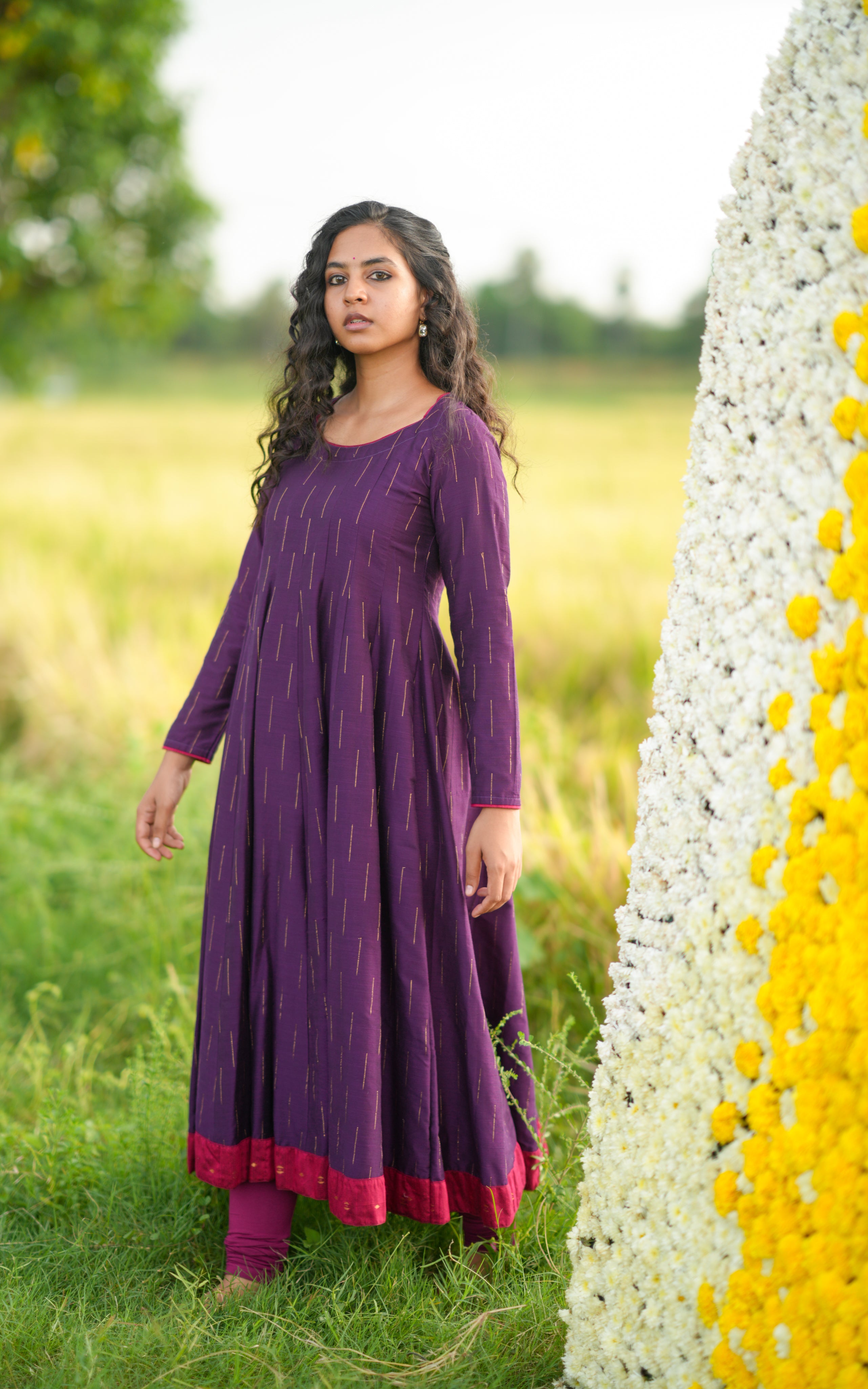 Full sleeve anarkali