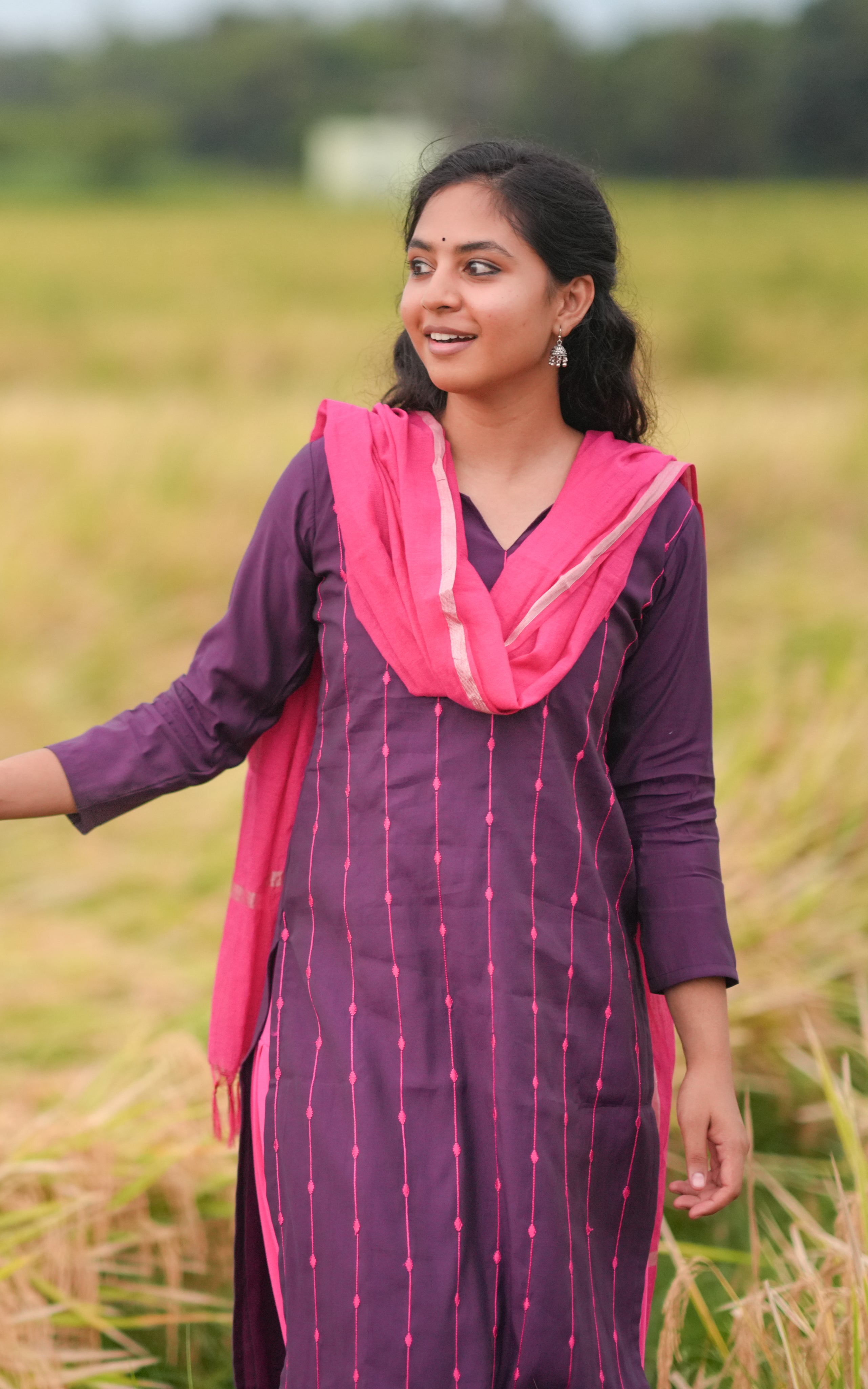 Styled for fans of retro Tamil cinema fashion and early 2000s trends