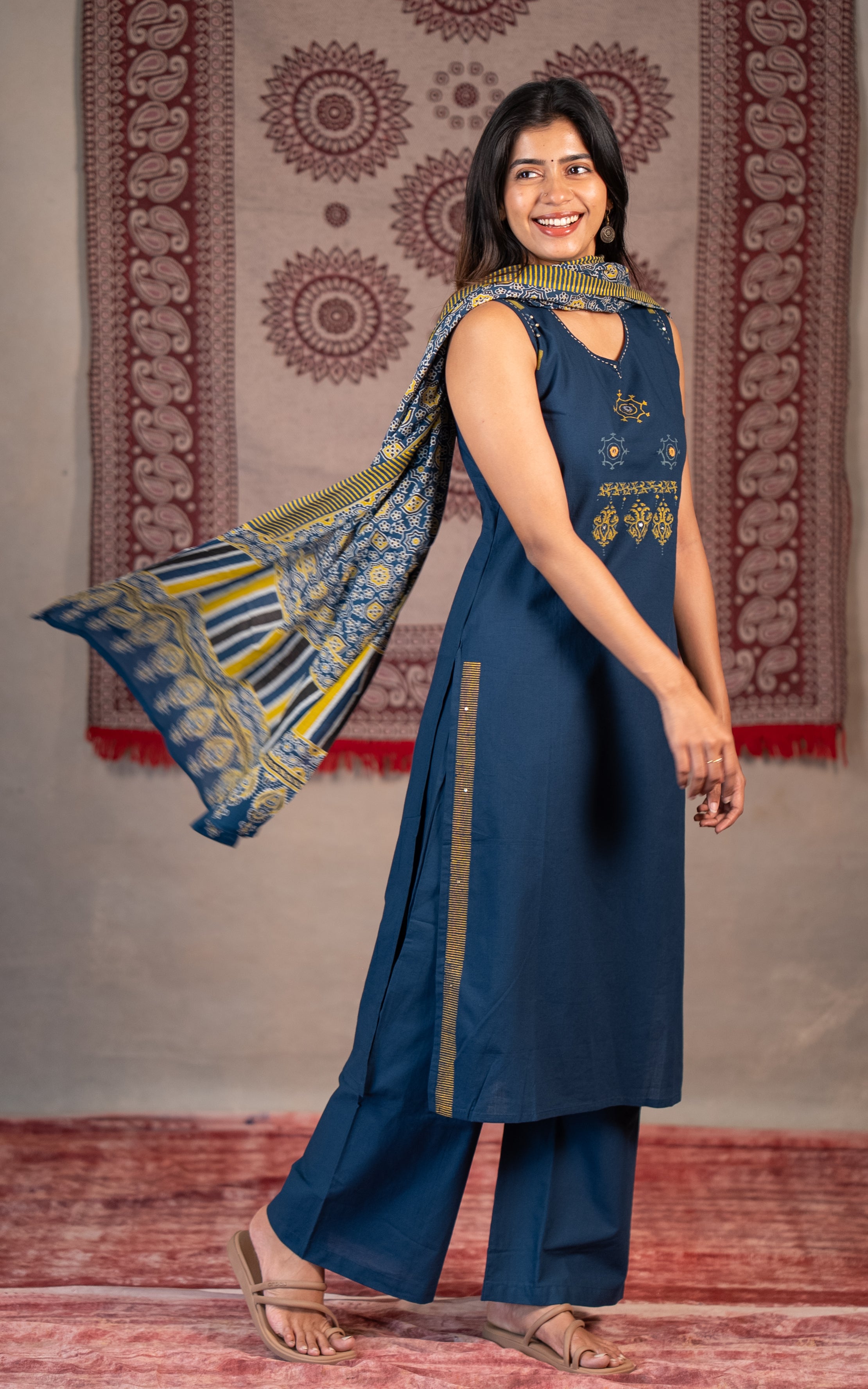 Kavyasri (Kurti+Pant+Dupatta)