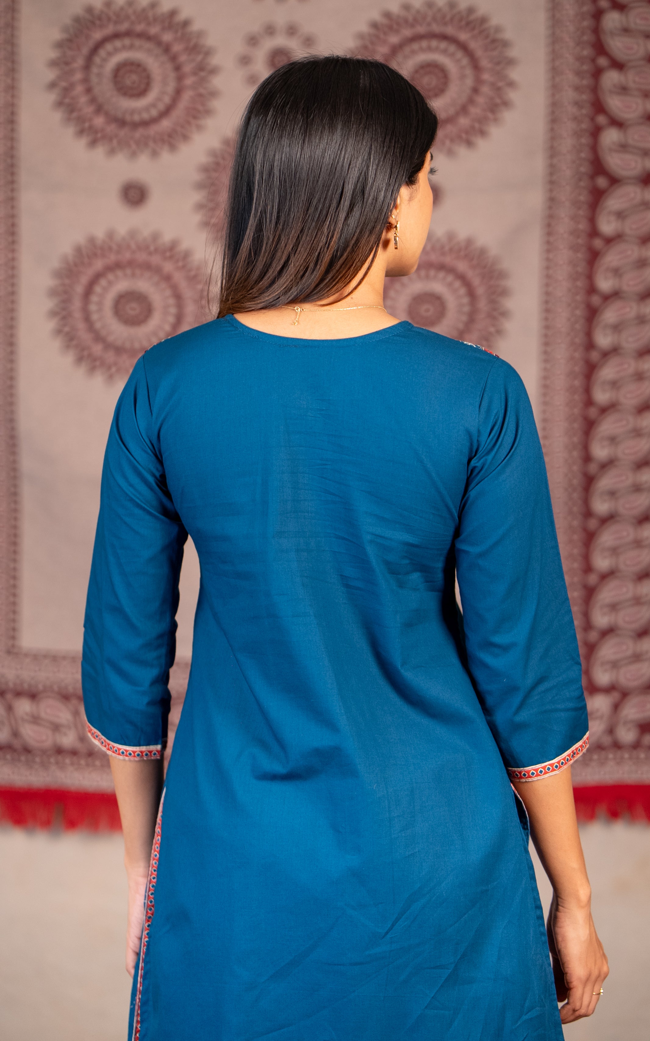 Hananya Blue (Kurti+Pant+Dupatta)