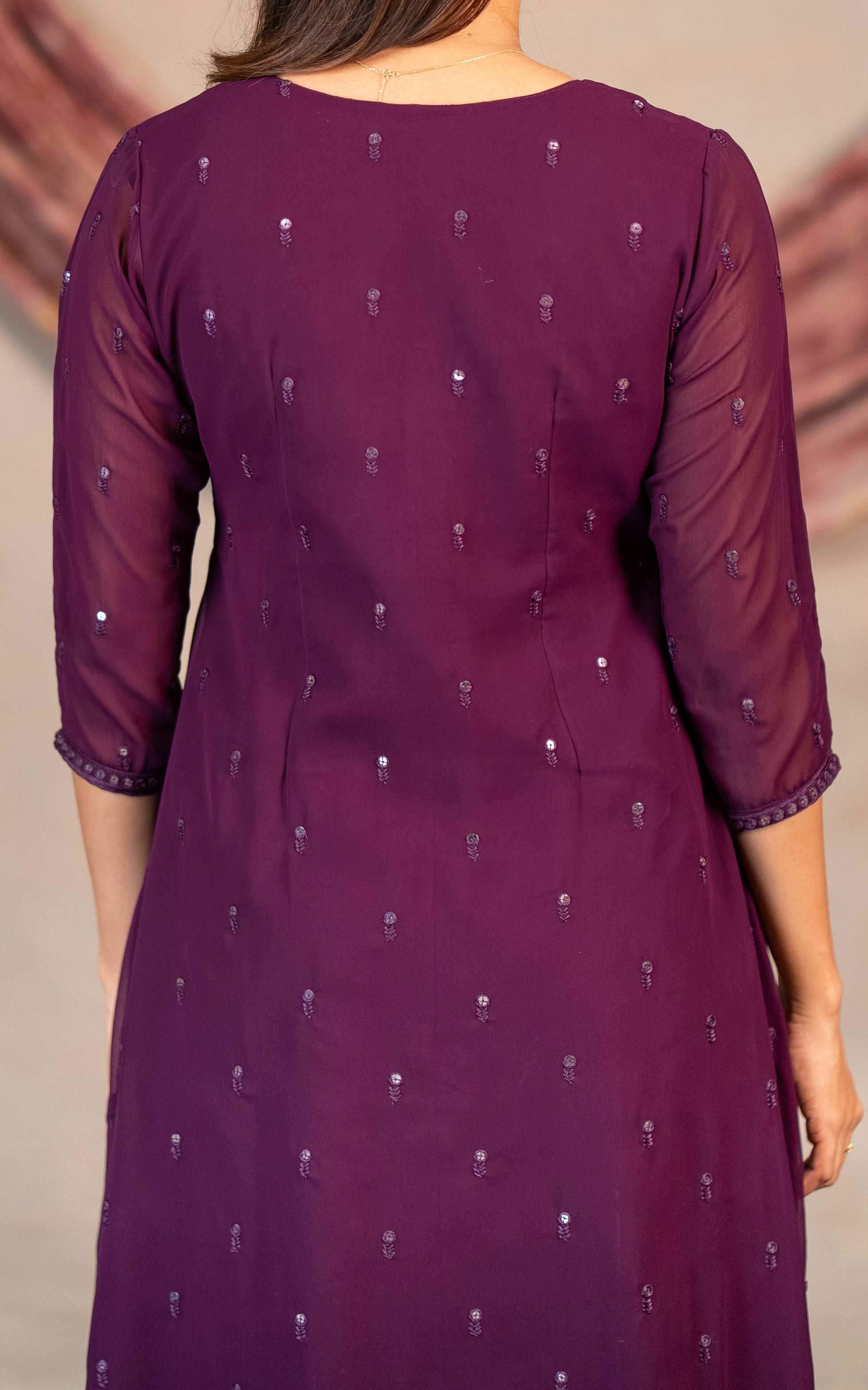 Yatra Purple (Kurti+Dupatta)
