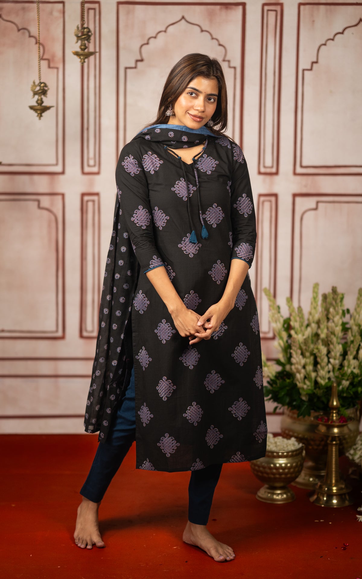 Dhinam Oru Kolam (Kurti+Dupatta)